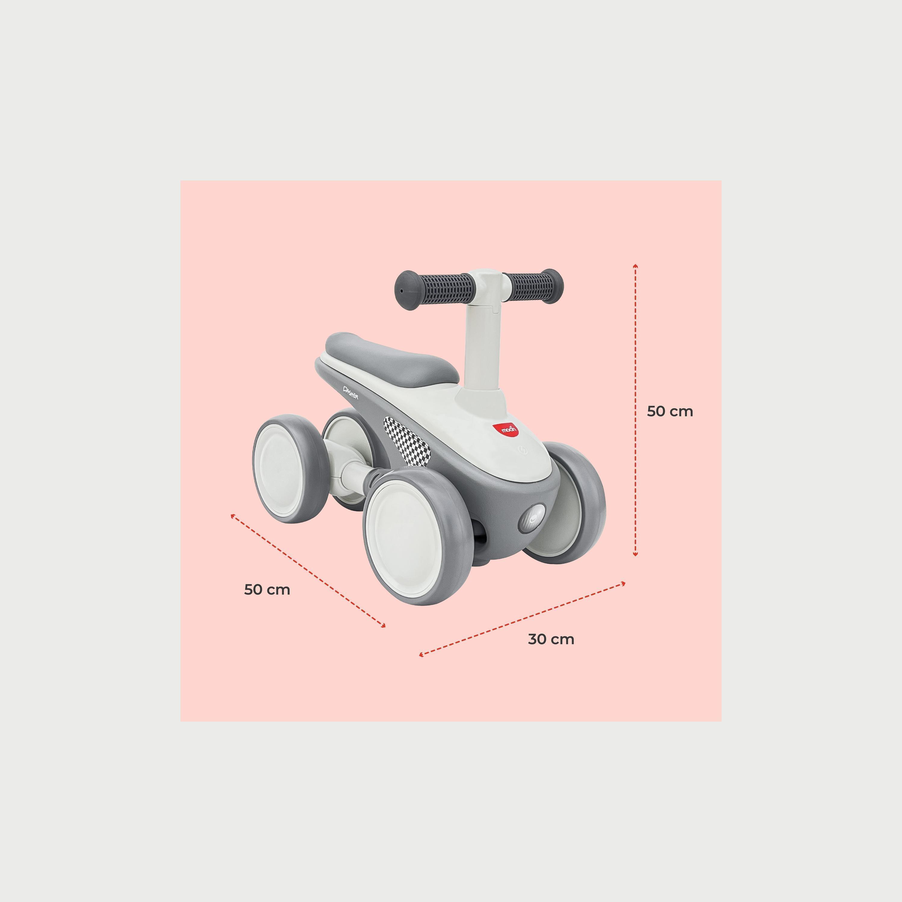 درّاجة للأطفال داشر من مون - رمادي-toys-outdoor-scooters-image-5