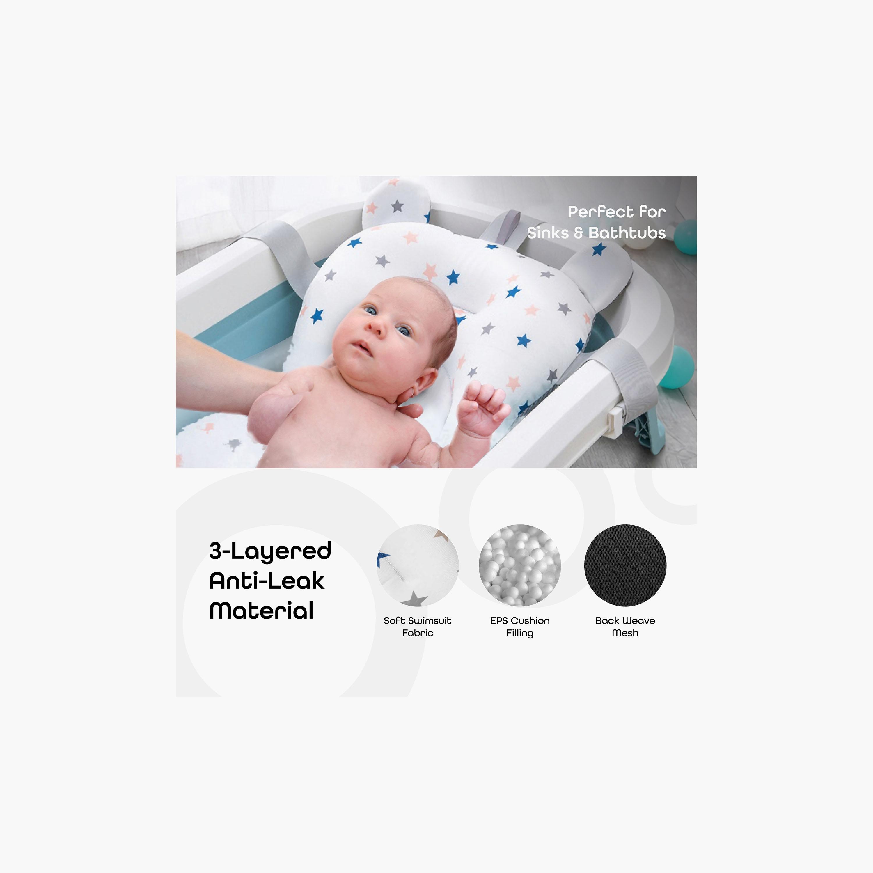 Moon Anti-Slip Baby Bath Pad, Star-baby-bathandcare-bathtubs-image-3