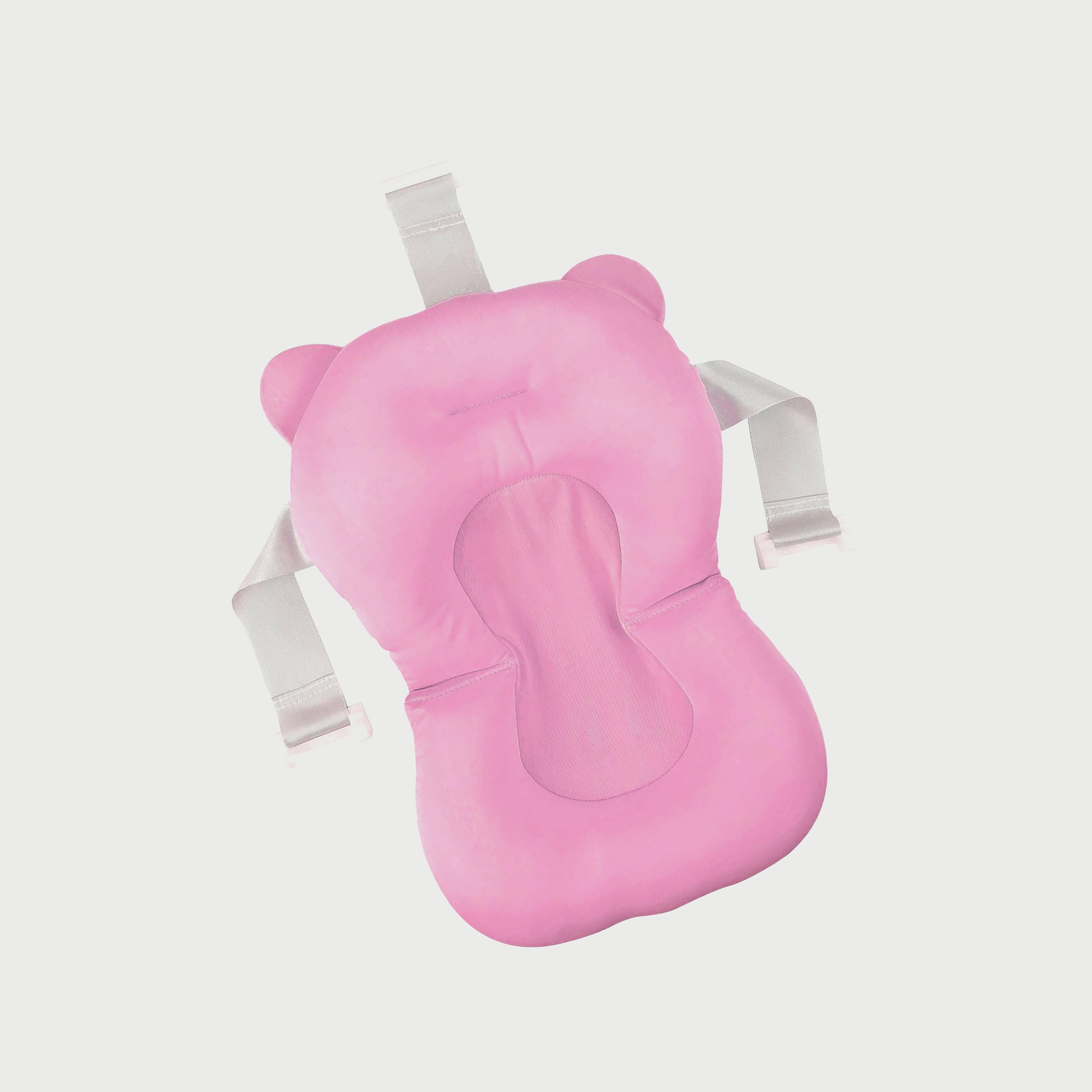 Moon Anti-Slip Baby Bath Pad, Pink-baby-bathandcare-bathtubs-image-1
