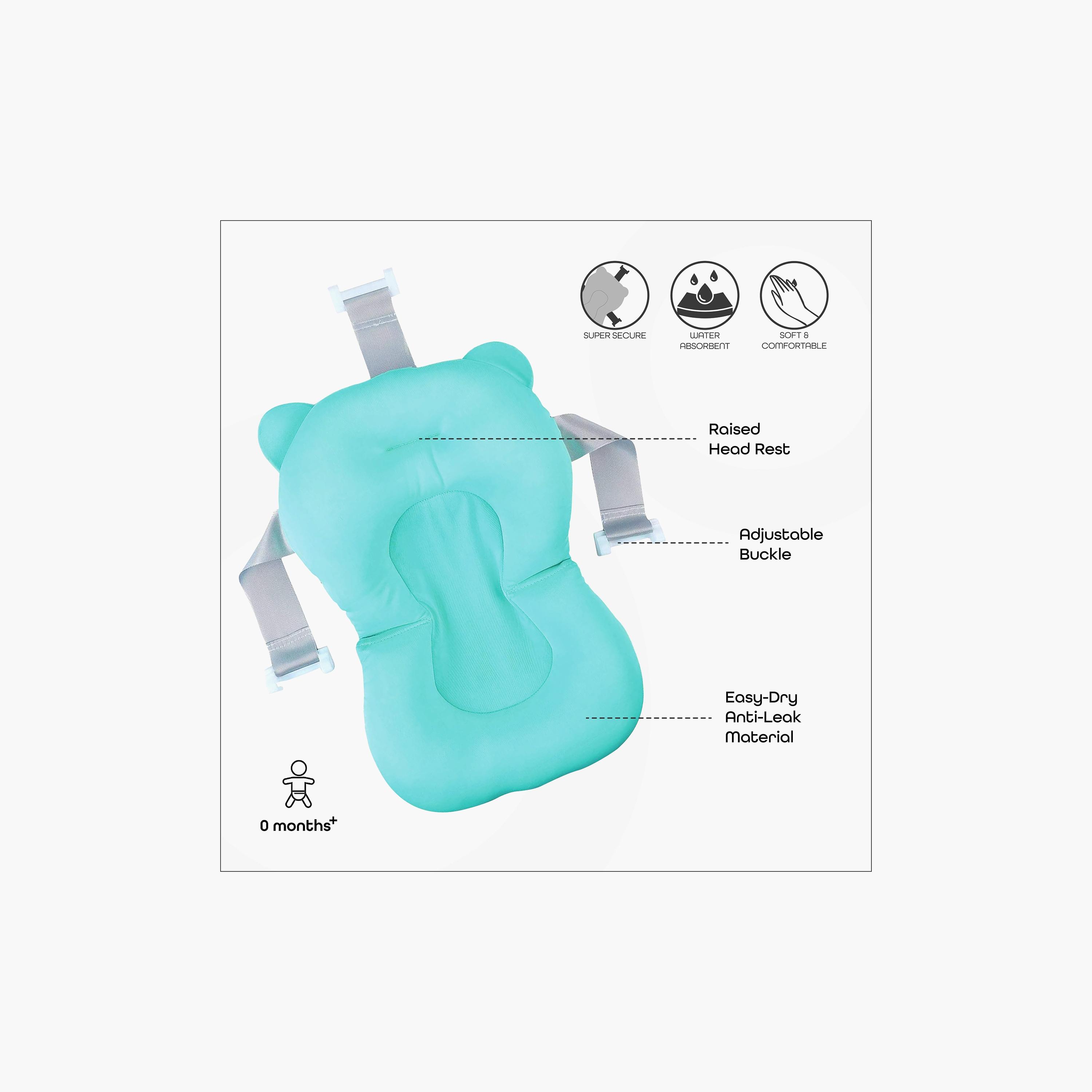 Moon Anti-Slip Baby Bath Pad, Blue-baby-bathandcare-bathtubs-image-2
