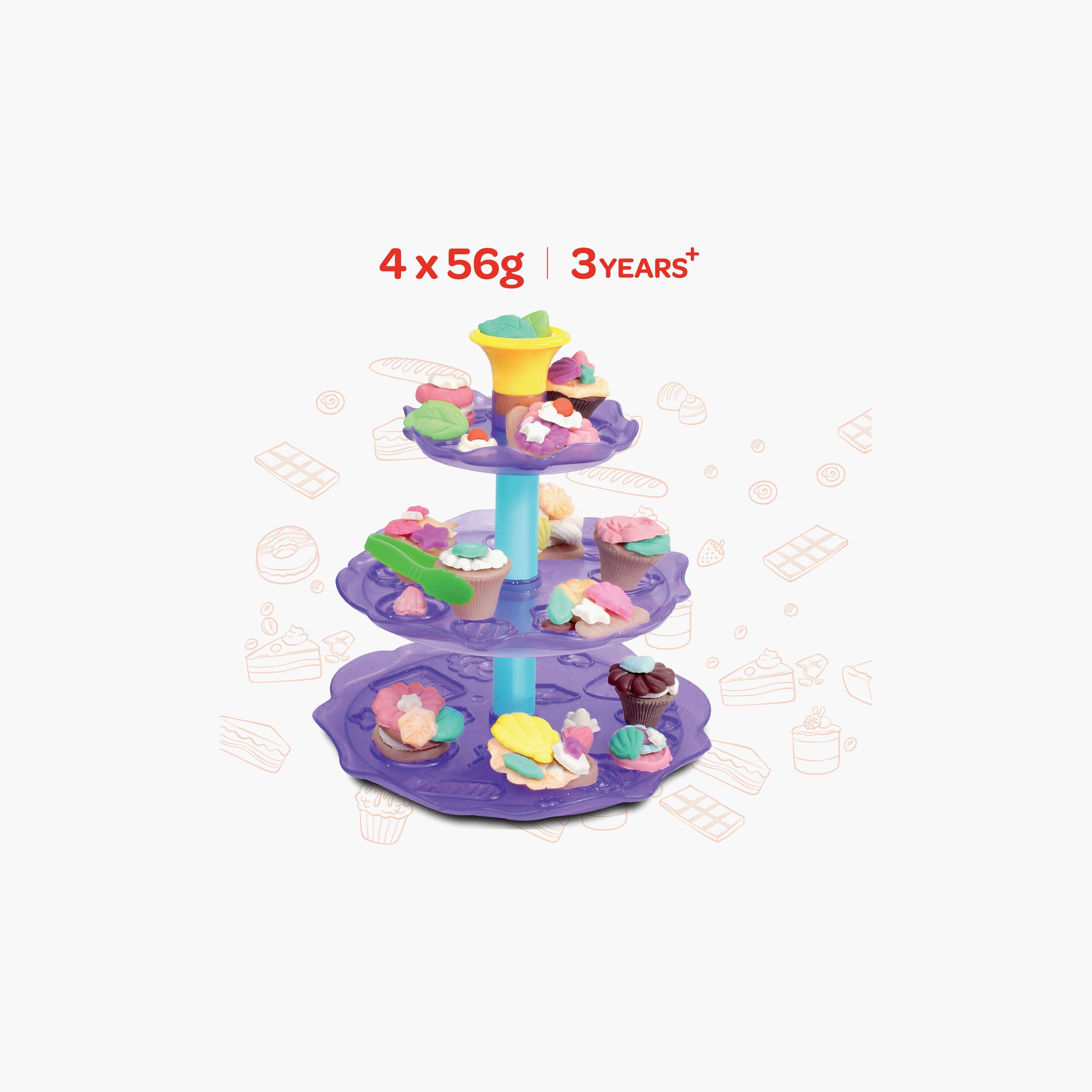Moon 4-Piece Dough Creation Cup Cake Tower-toys-educational-doughtoys-image-2