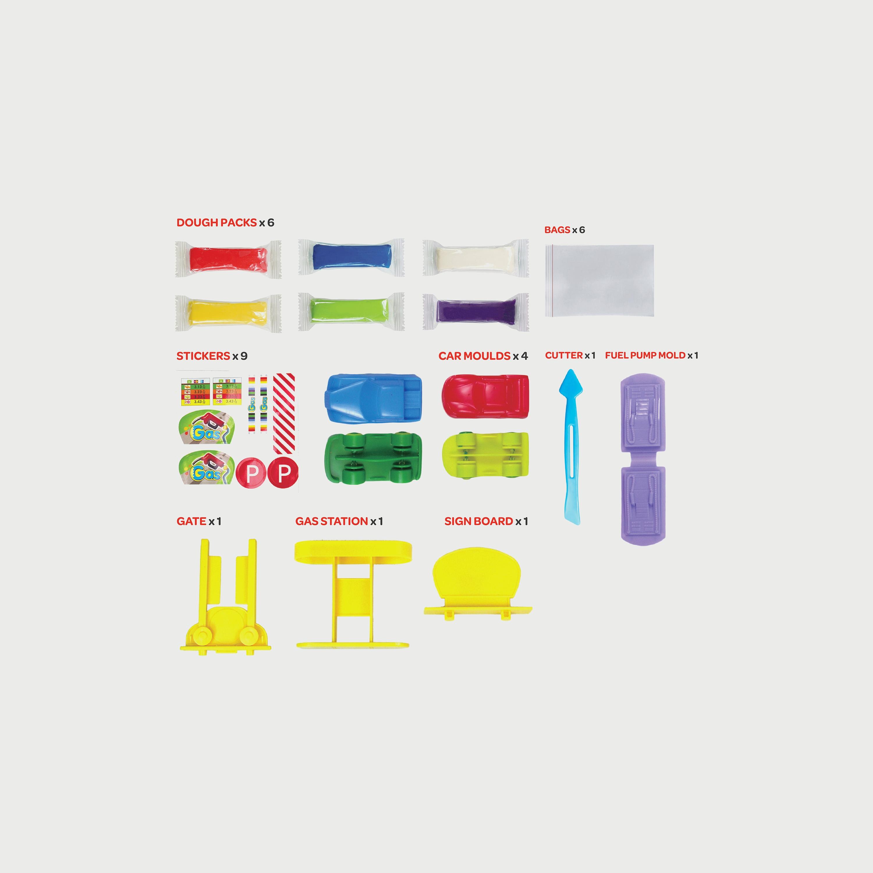 Moon 6-Piece Dough Creation Car Set-school-artsandcrafts-image-2