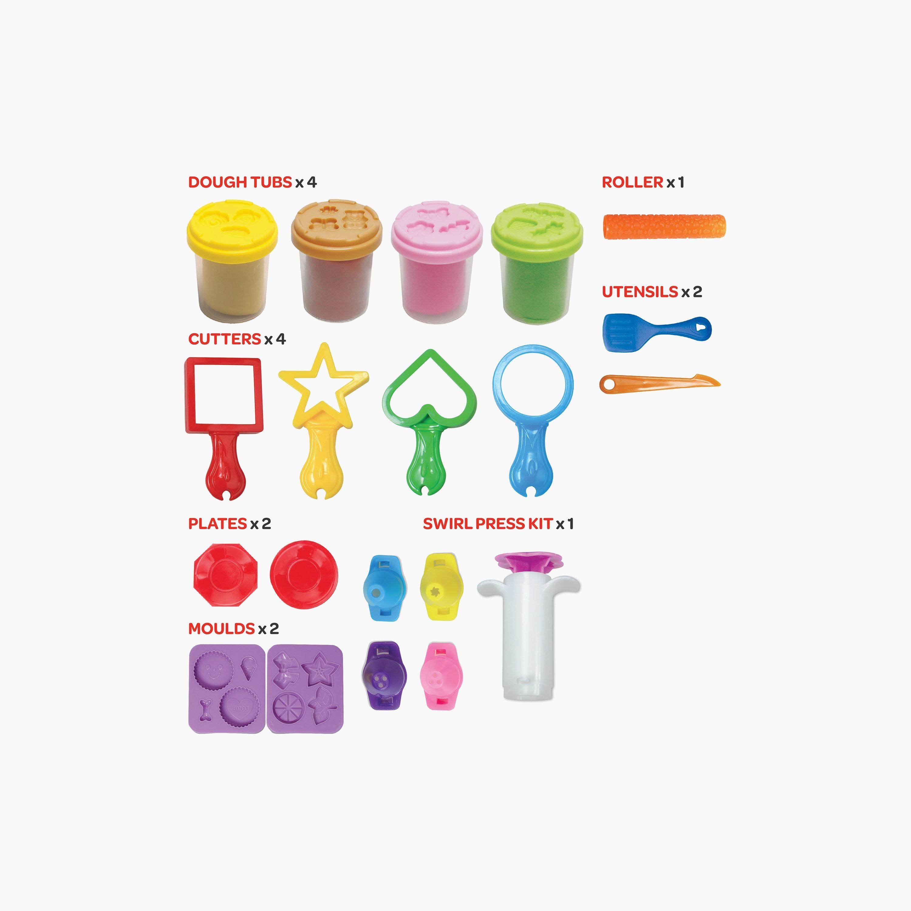 Moon 4-Piece Dough Creation Cookie Shop-school-artsandcrafts-image-1
