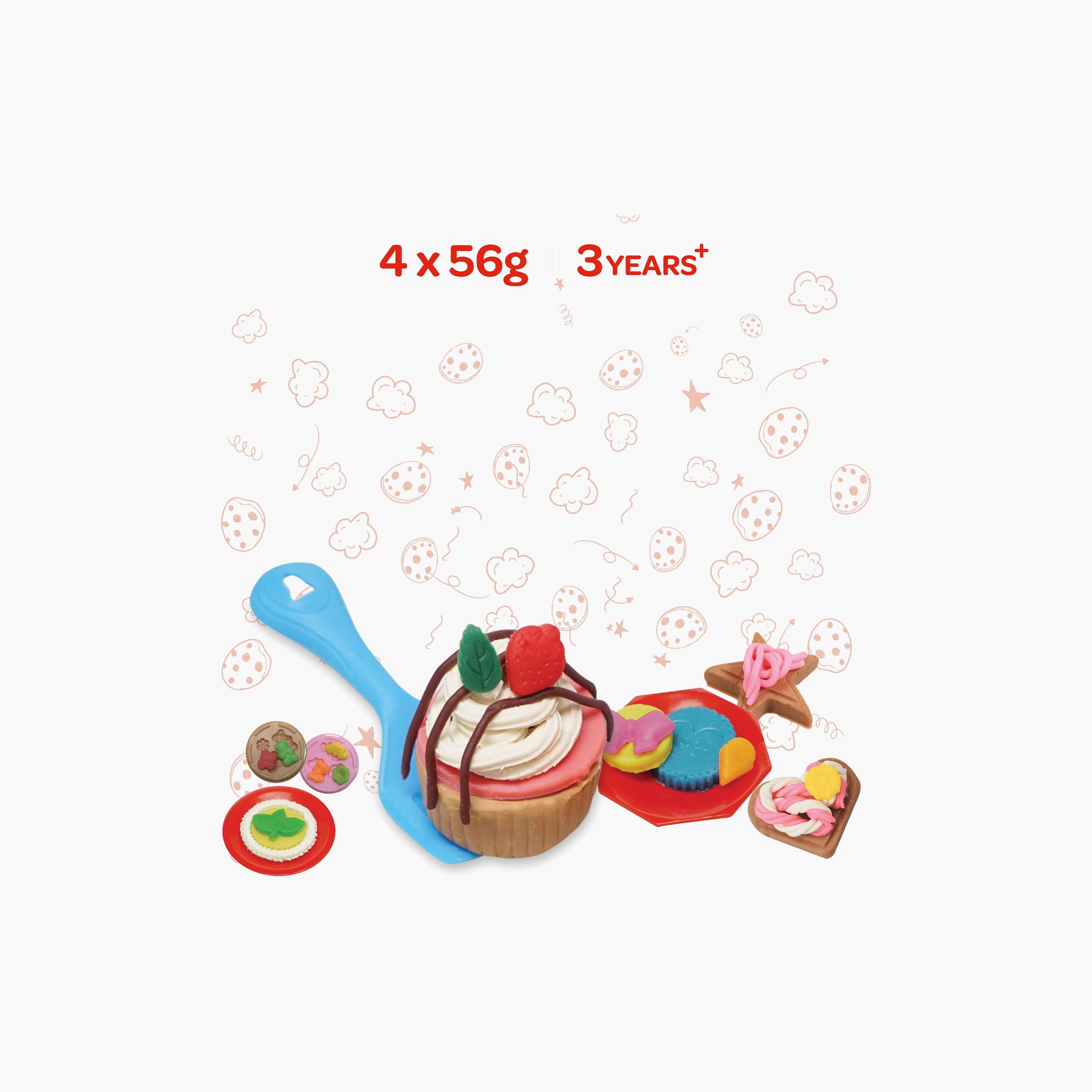 Moon 4-Piece Dough Creation Cookie Shop-school-artsandcrafts-image-2