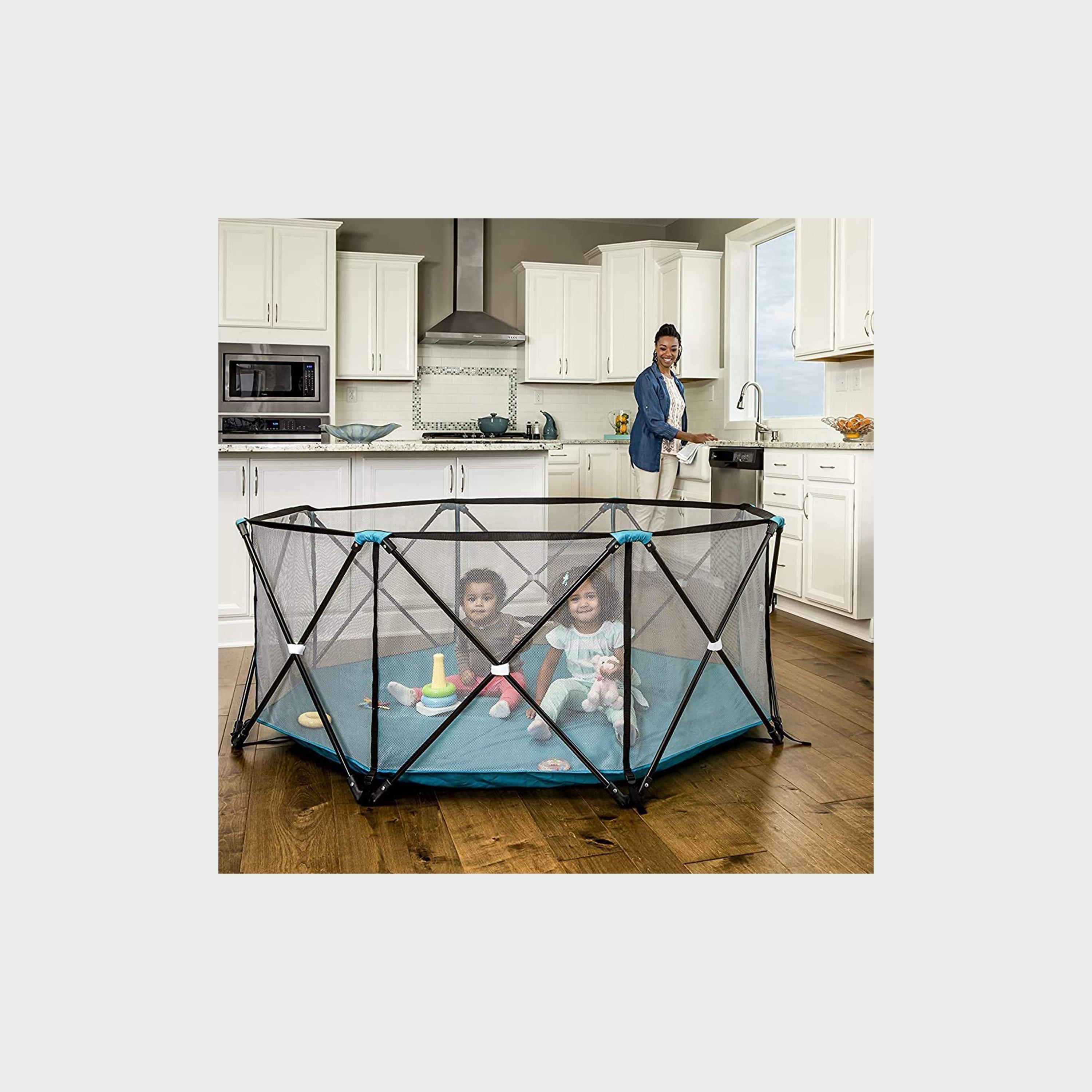 Regalo Six Panel My Play Portable Play Yard-baby-infantactivity-playpensandplaymats-image-2