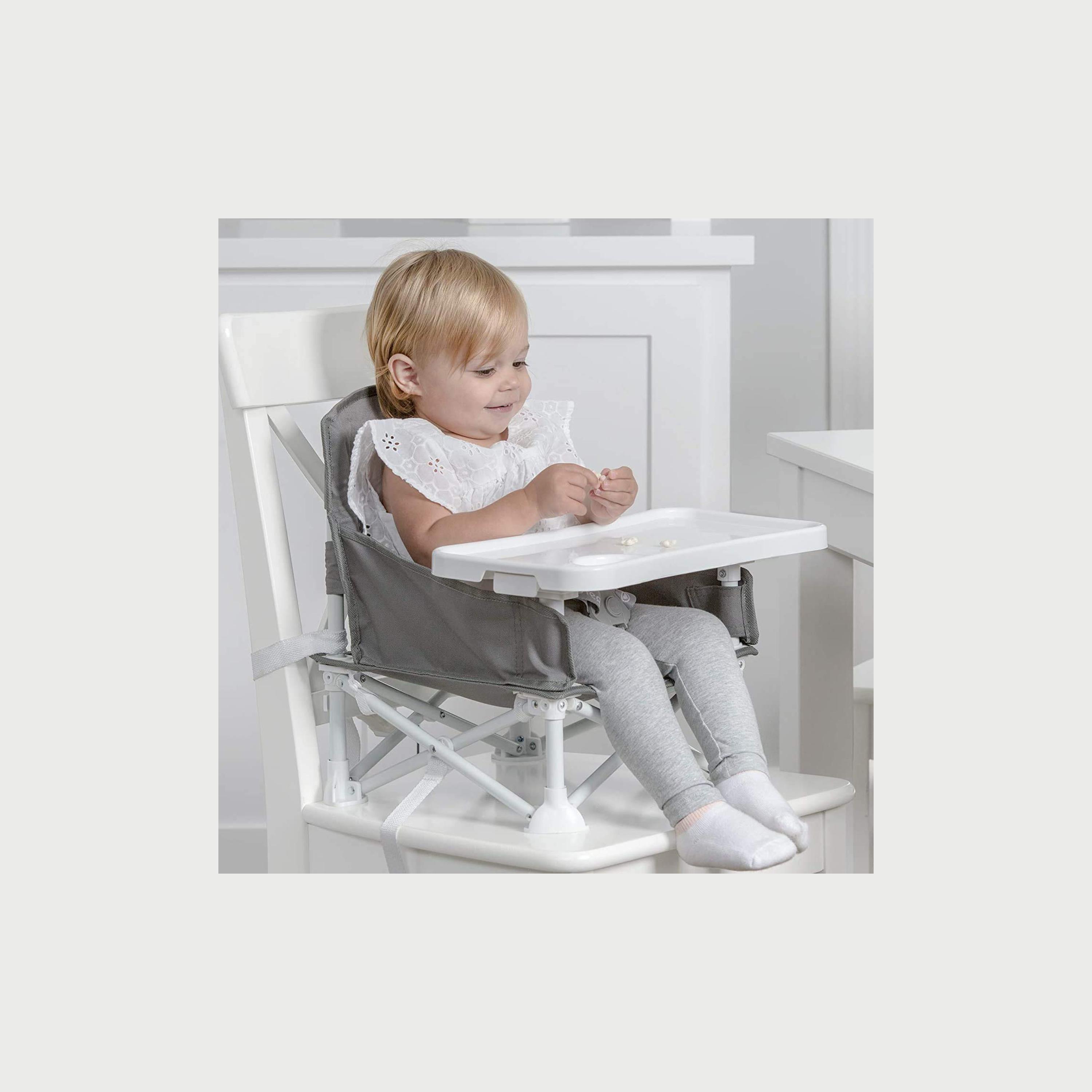 Regalo My Chair Portable Booster Seat, Gray-baby-feeding-highchairsandboosters-image-2