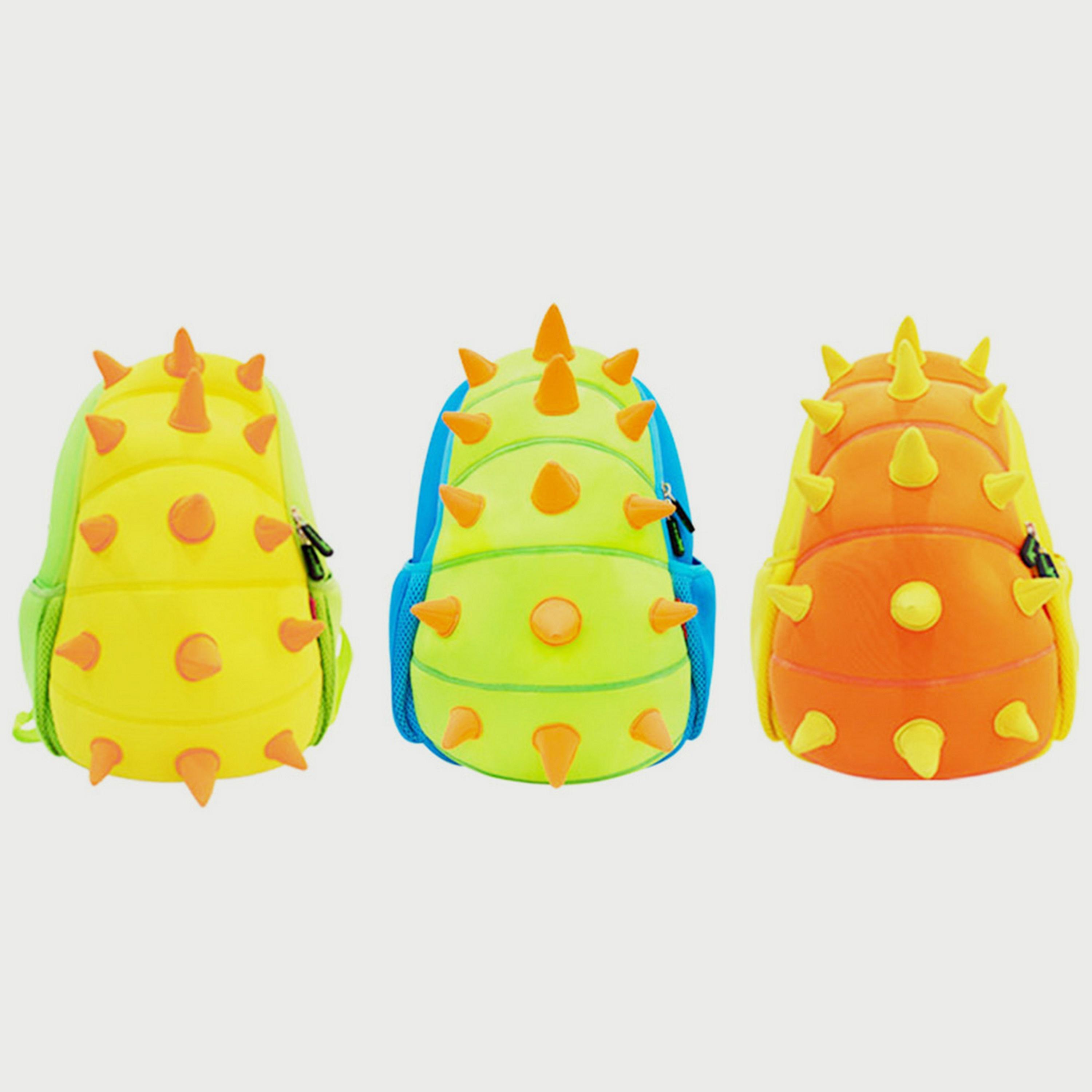 Nohoo Jungle Backpack, Spiky Dinosaur, Yellow-school-bagsandbackpacks-backpacks-image-3