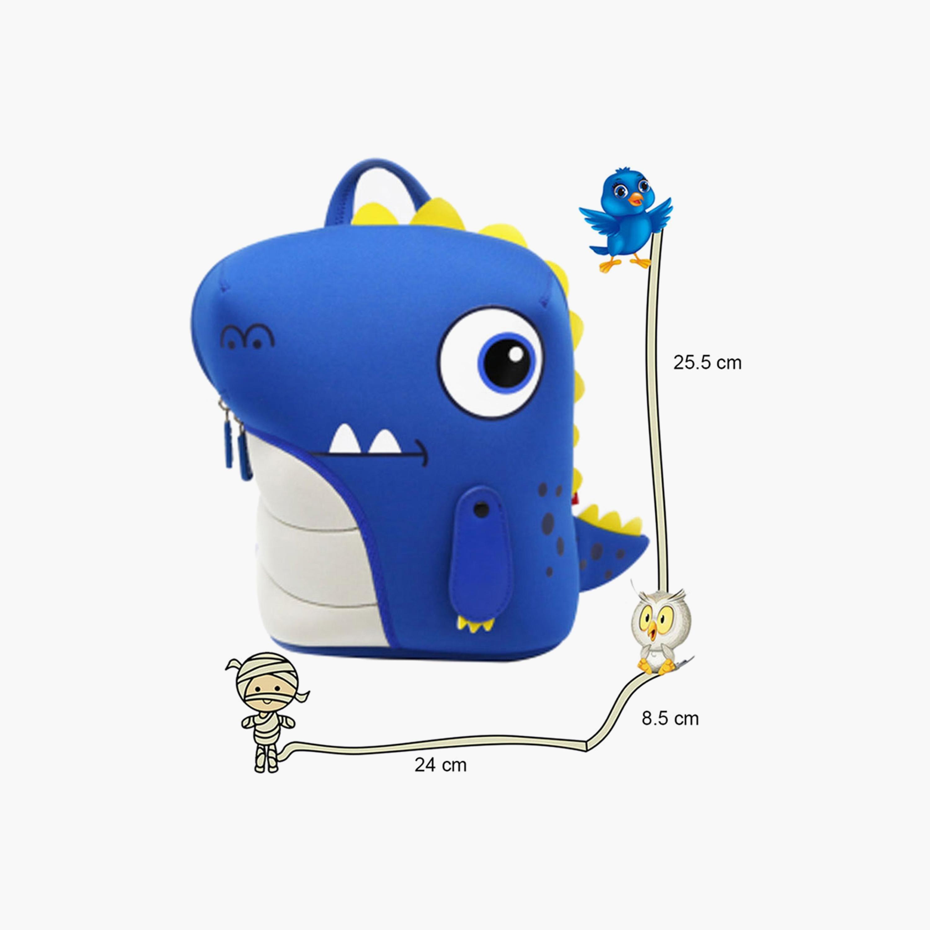 Nohoo Jungle 3D Backpack, Dinosaur, Blue-school-bagsandbackpacks-backpacks-image-5