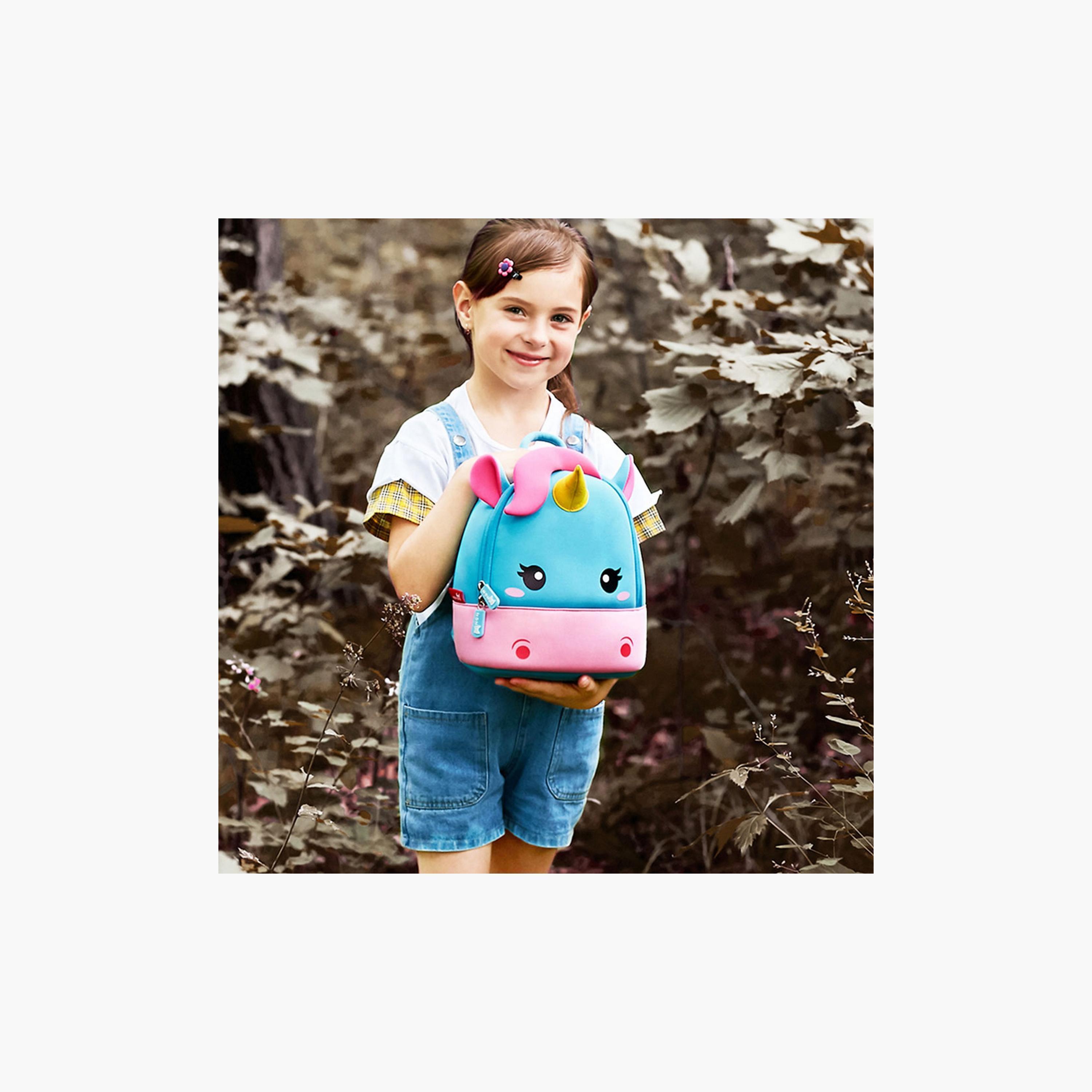 Nohoo Unicorn Bag + Bento Lunch Box, Pink-school-lunchessentials-lunchboxes-image-5