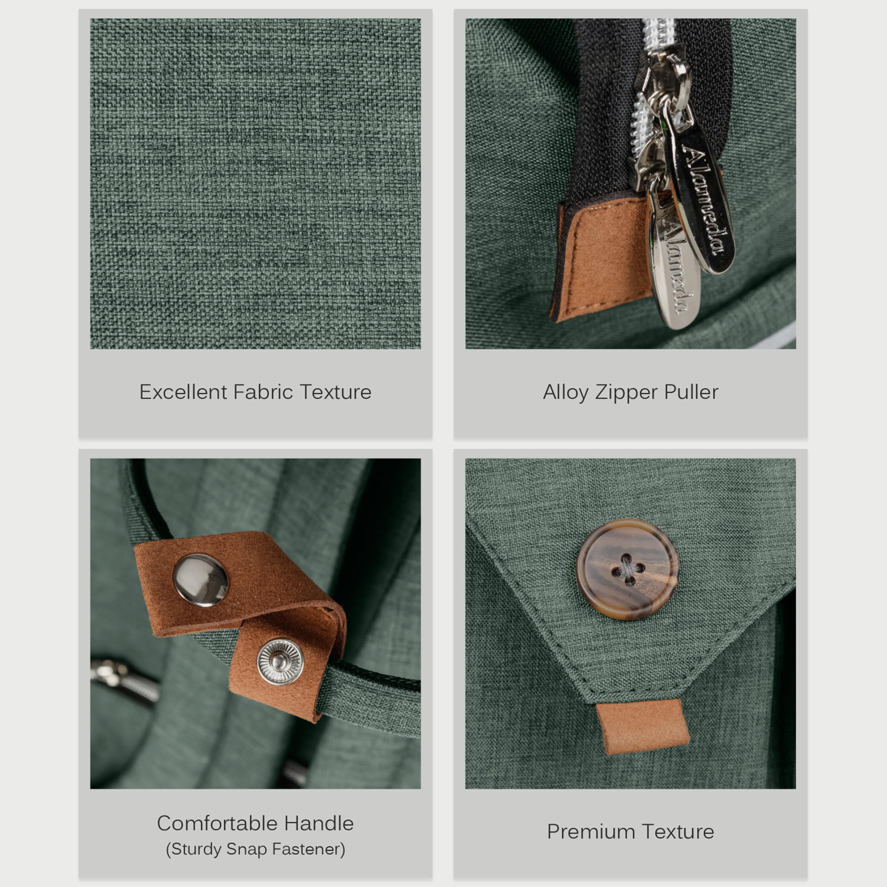 Alameda Diaper Backpack, Large, Olive Green-baby-diapering-diaperbags-image-7