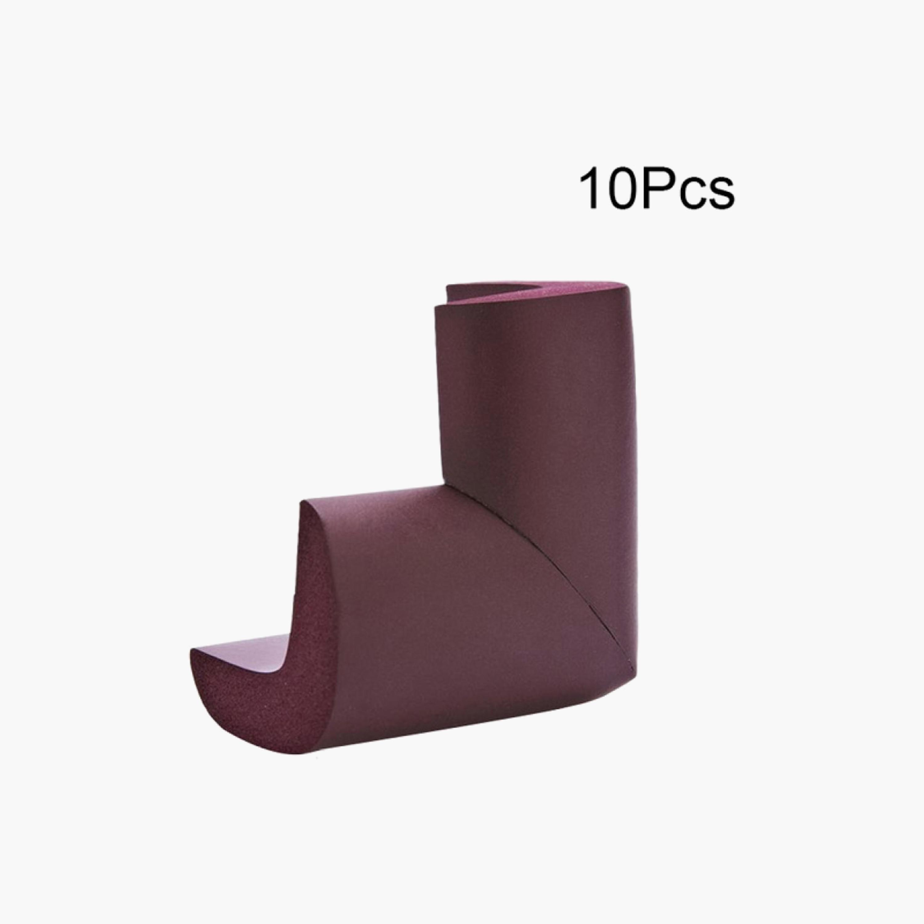 Baby Safe Furniture Corner Bump Guards- Set Of 10, Brown-baby-healthandsafety-babyproofing-image-1
