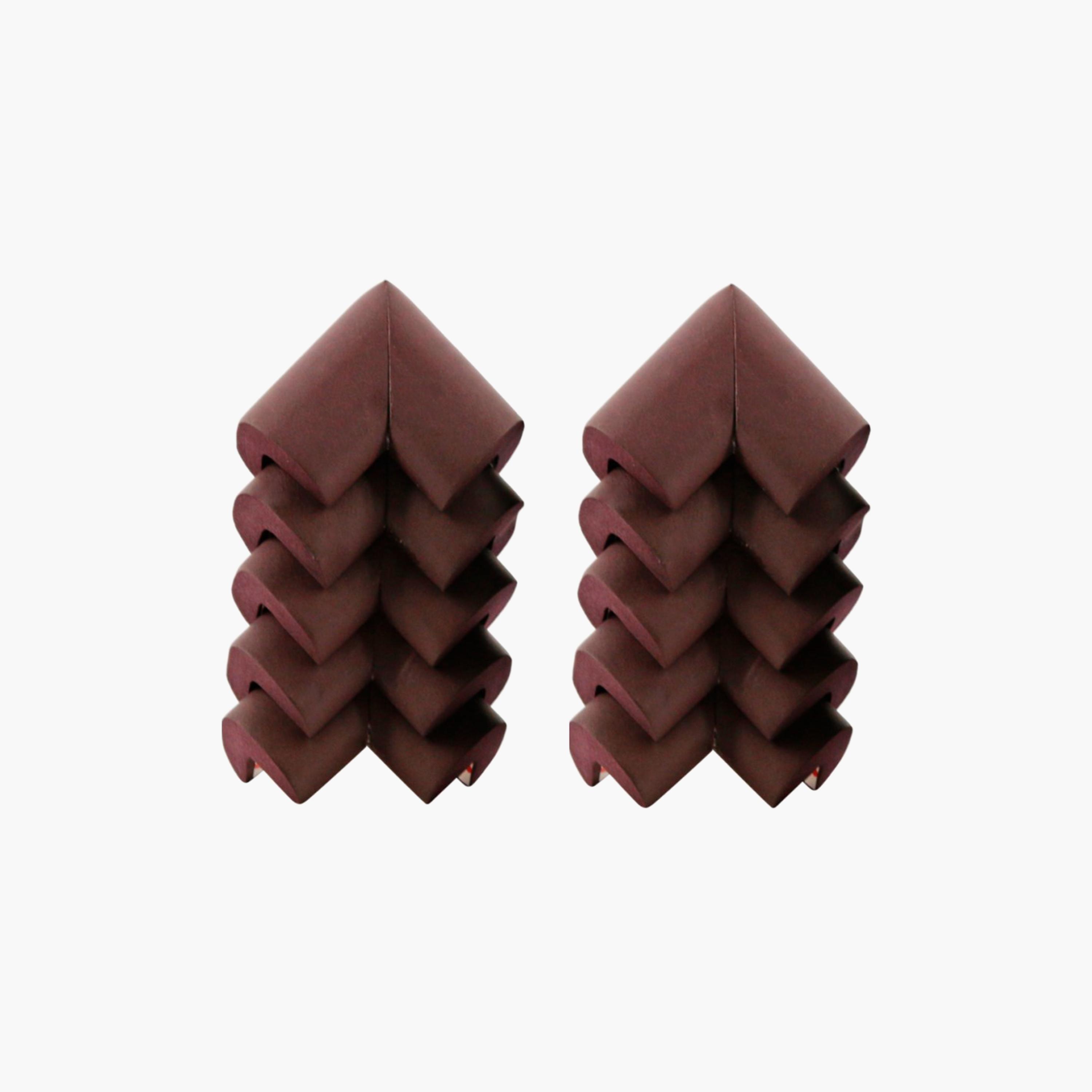 Baby Safe Furniture Corner Bump Guards- Set Of 10, Brown-baby-healthandsafety-babyproofing-image-2