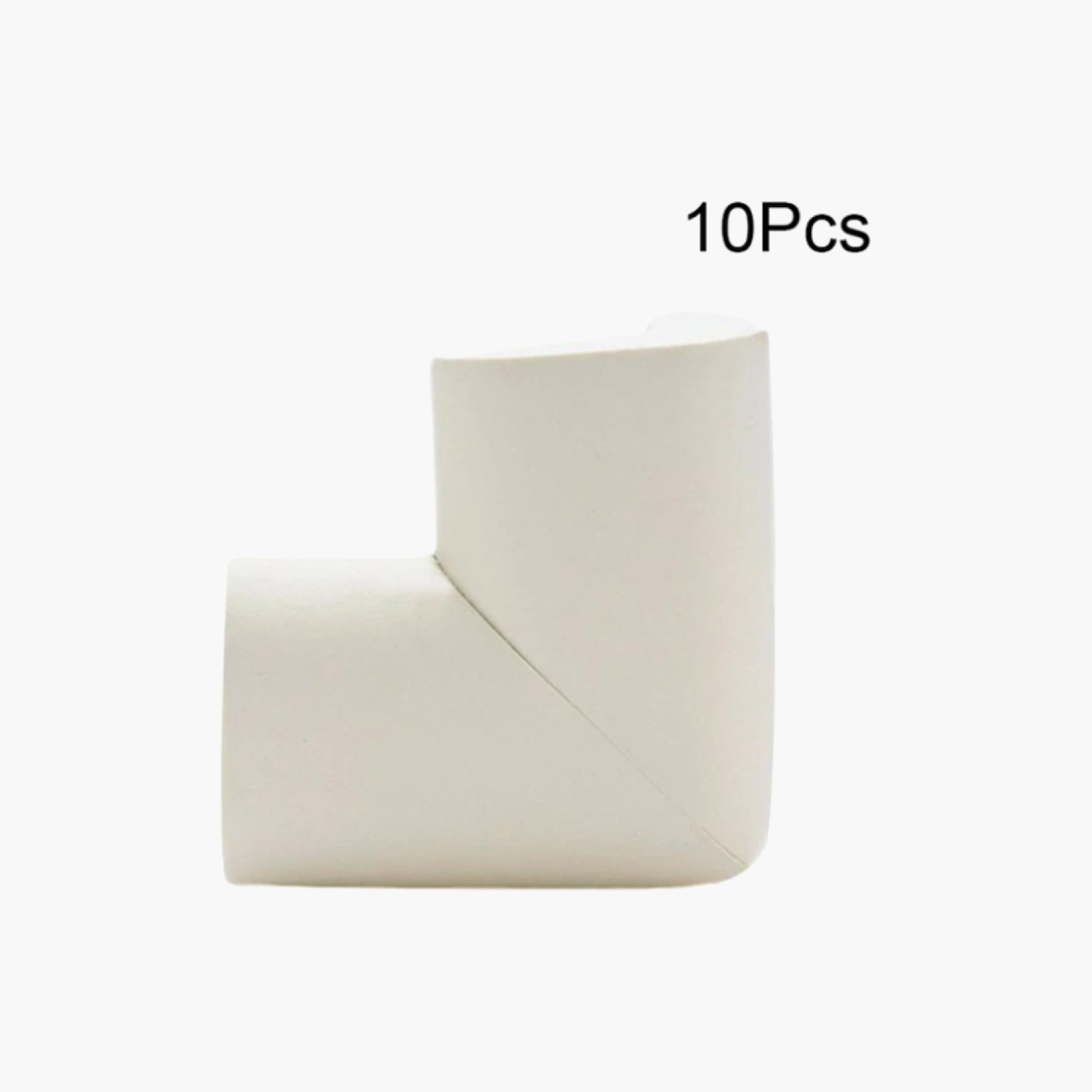Baby Safe Furniture Corner Bump Guards- Set Of 10, White-baby-healthandsafety-babyproofing-image-1