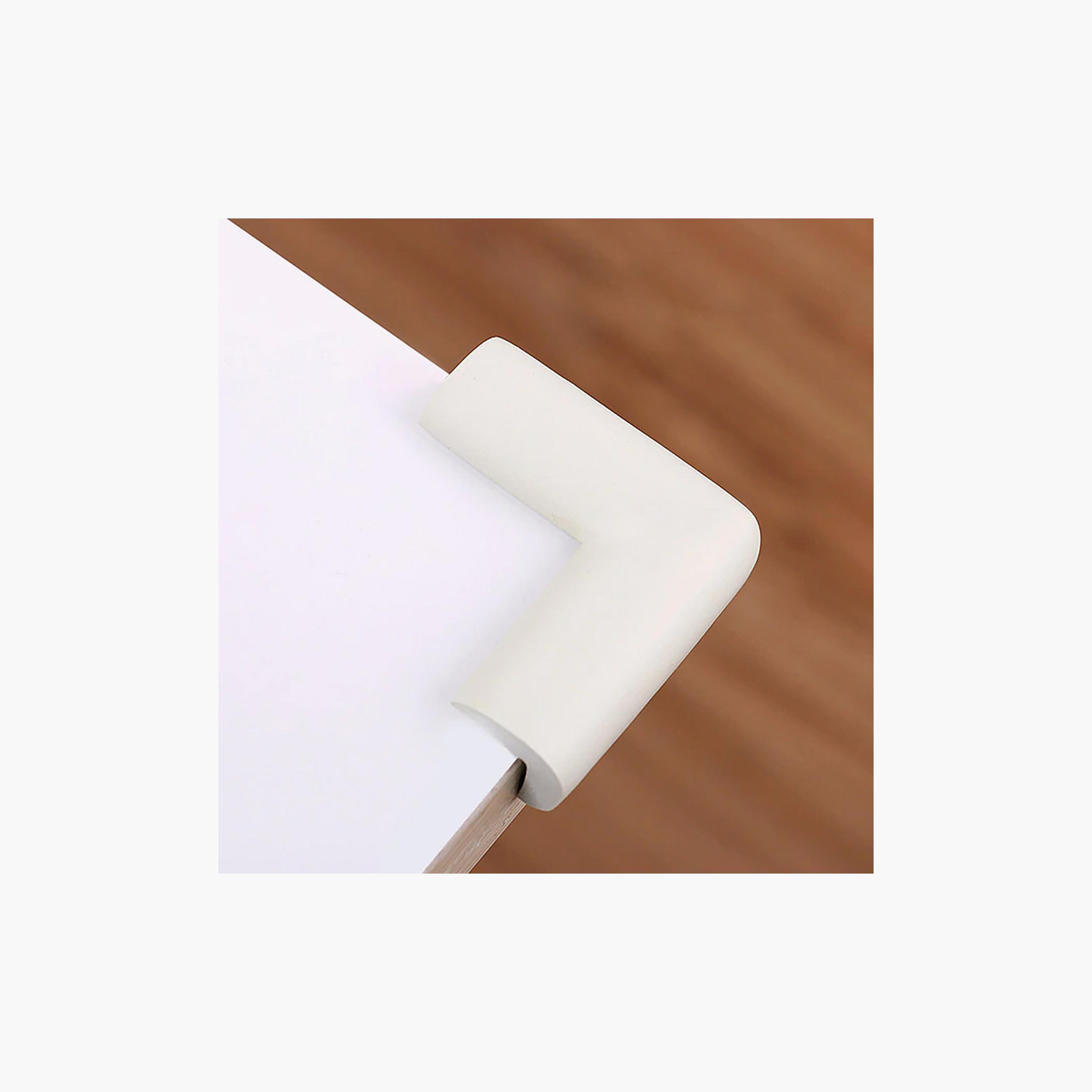 Baby Safe Furniture Corner Bump Guards- Set Of 10, White-baby-healthandsafety-babyproofing-image-2
