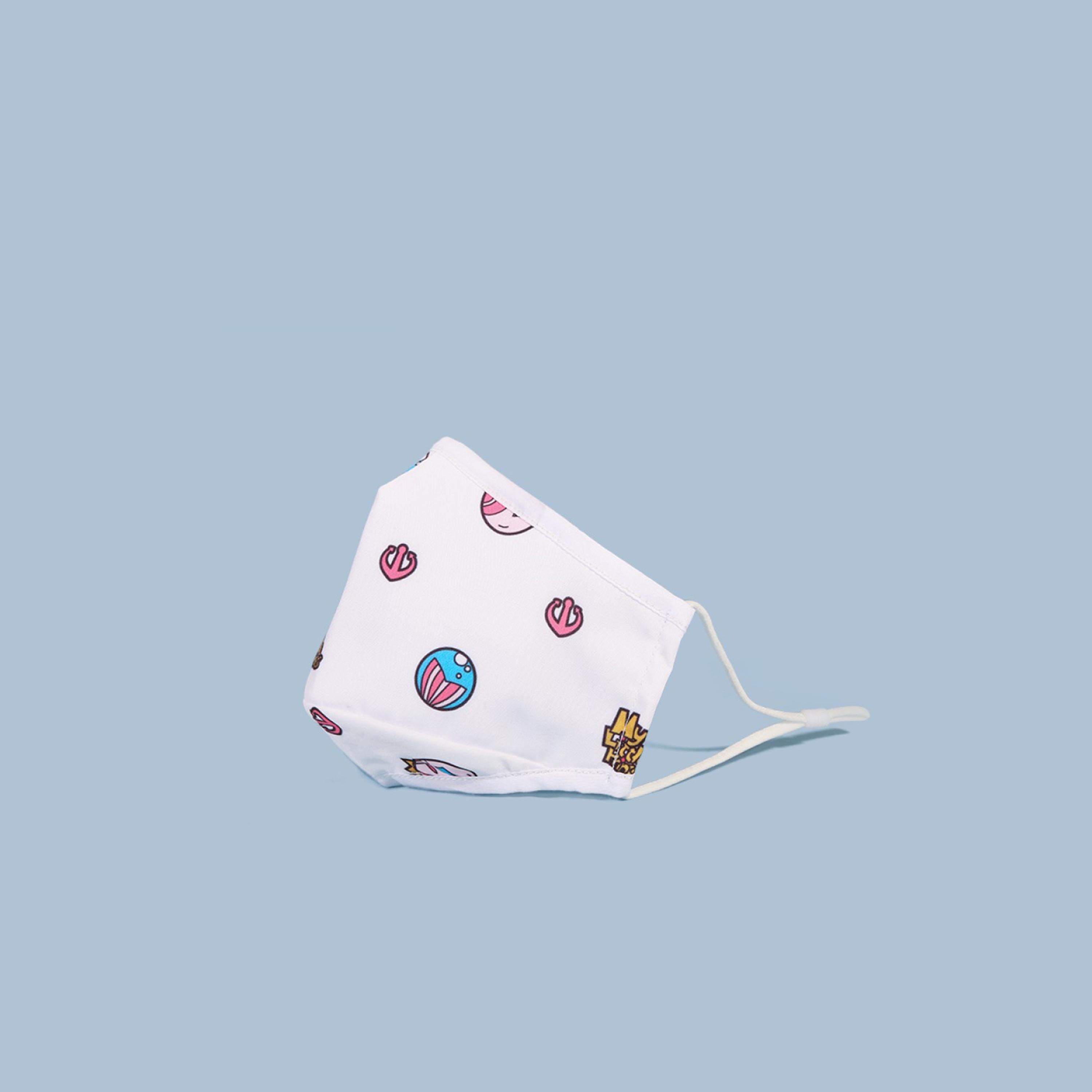 Nohoo Kids Re-Usable Face Mask, White-baby-healthandsafety-facemasks-image-5
