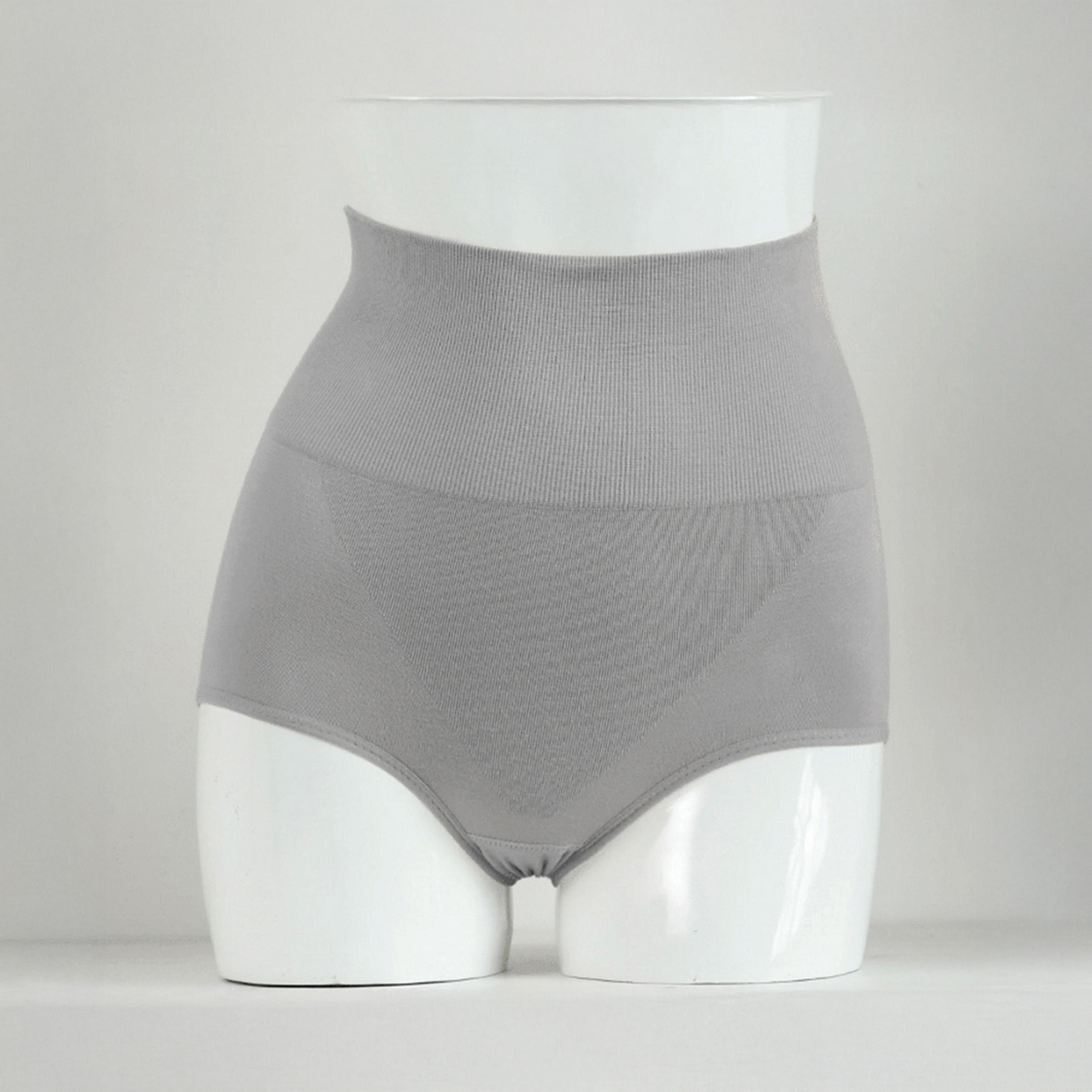 سراويل قطنية داعمة بخصر مرتفع للأمومة من صنفينو، رمادي-women-clothing-maternity-lingerie-panties-image-1