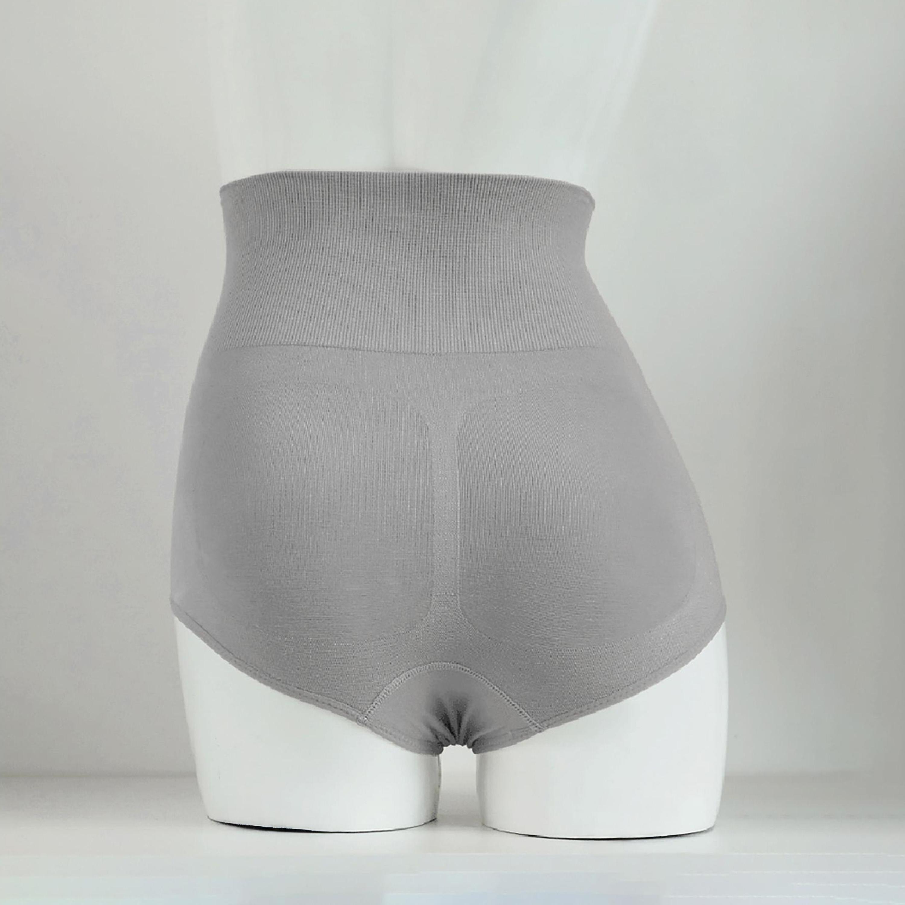 سراويل قطنية داعمة بخصر مرتفع للأمومة من صنفينو، رمادي-women-clothing-maternity-lingerie-panties-image-2