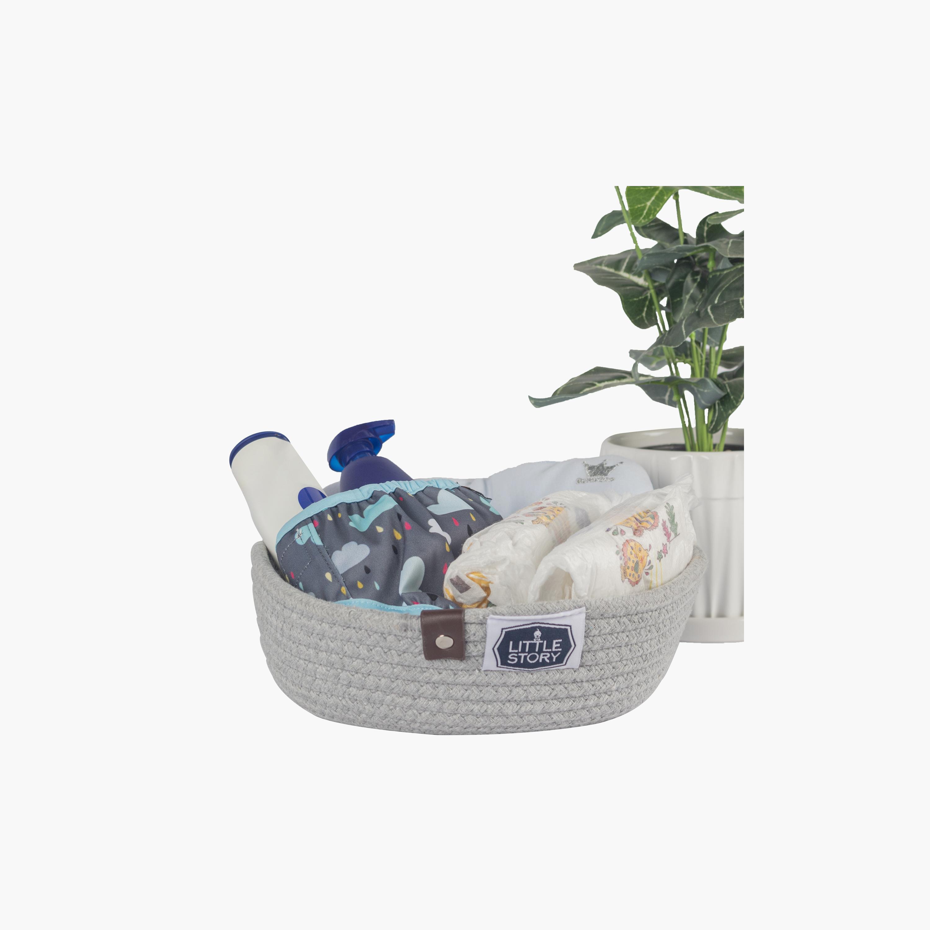 سلال حبل متعددة الأغراض من ليتل ستوري- مجموعة من 3، رمادي-baby-nursery-roomdecor-image-1