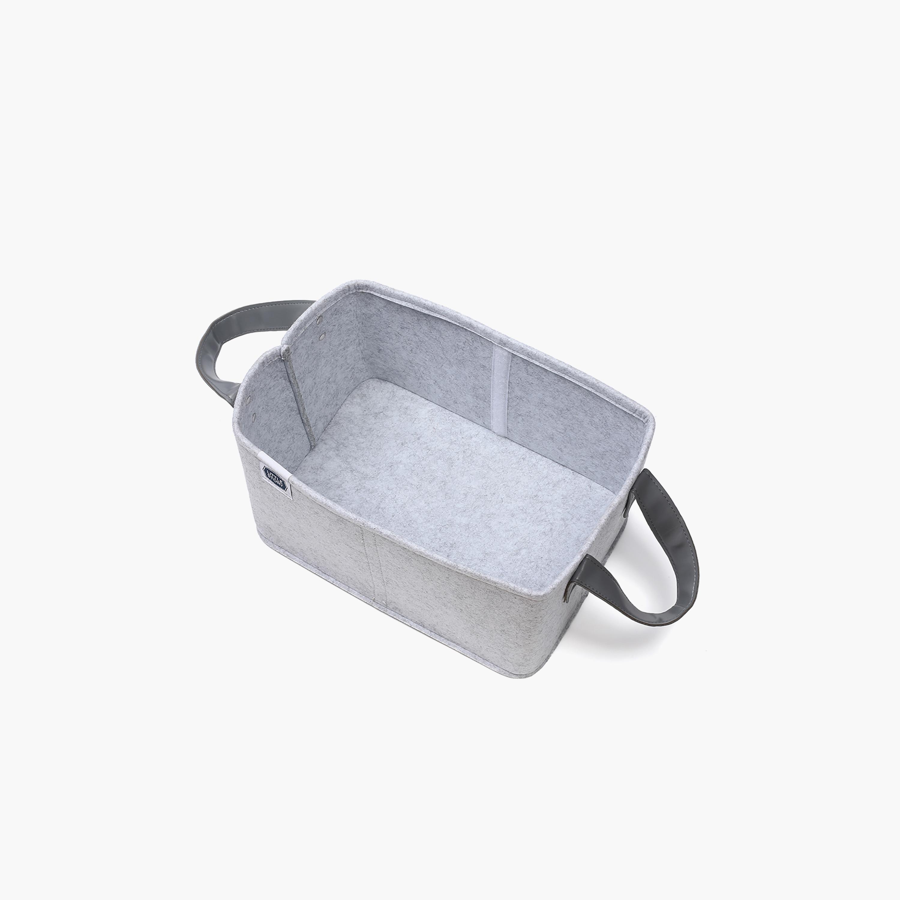 Little Story Diaper Caddy Simplex, Grey-baby-diapering-diaperbags-image-3