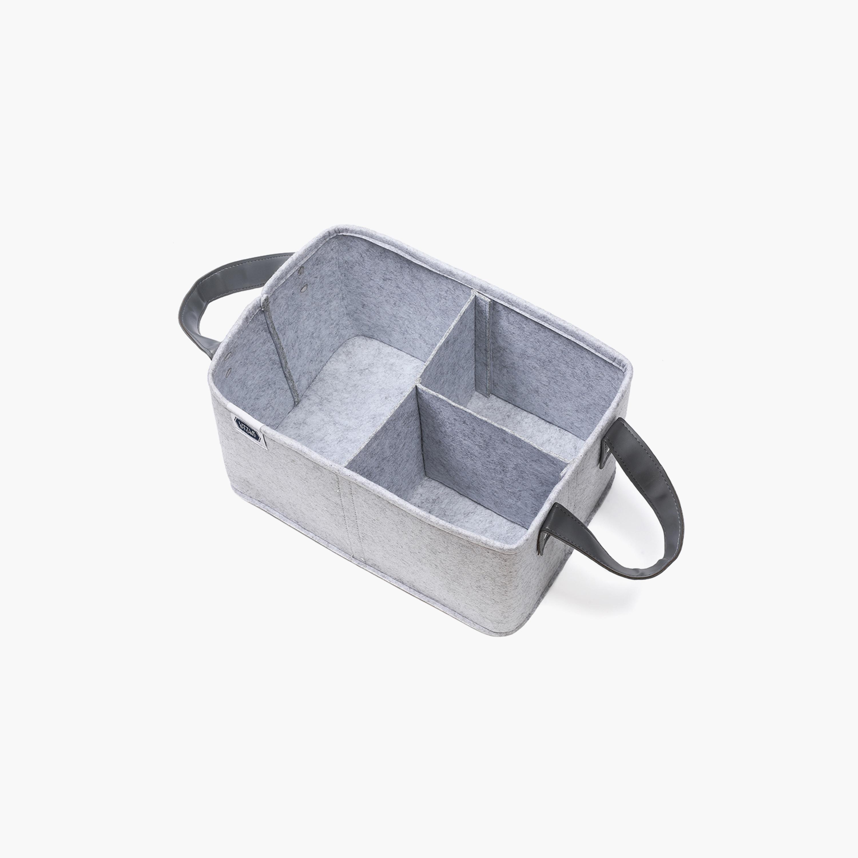 Little Story Diaper Caddy Simplex, Grey-baby-diapering-diaperbags-image-4