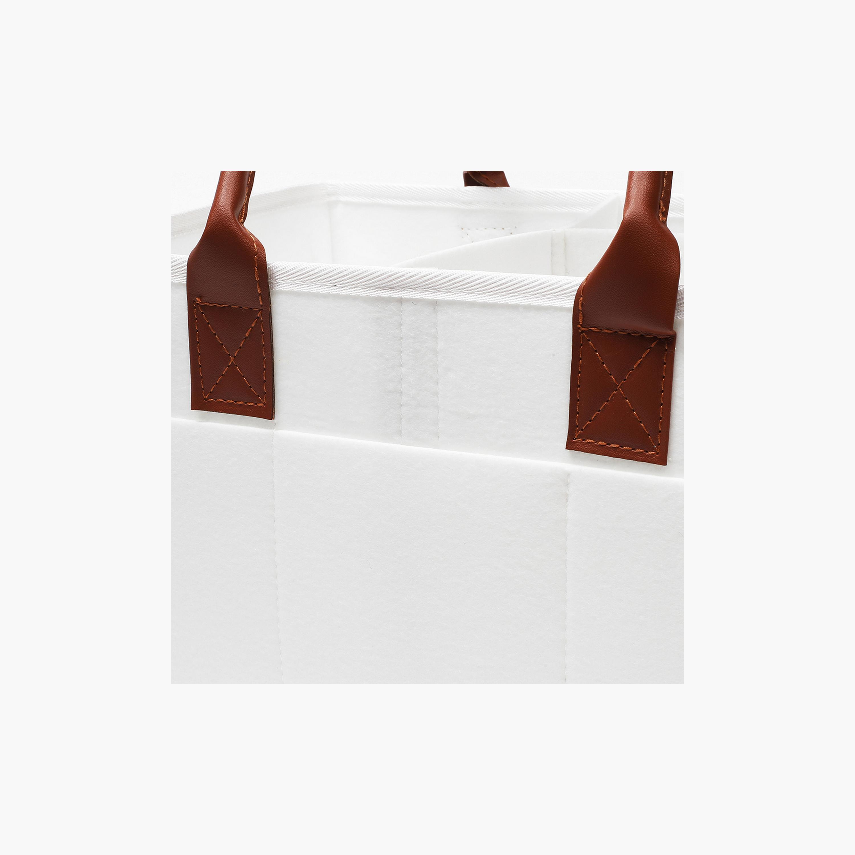 Little Story Diaper Caddy + Travel Pouch, Medium, White-baby-diapering-diaperbags-image-3