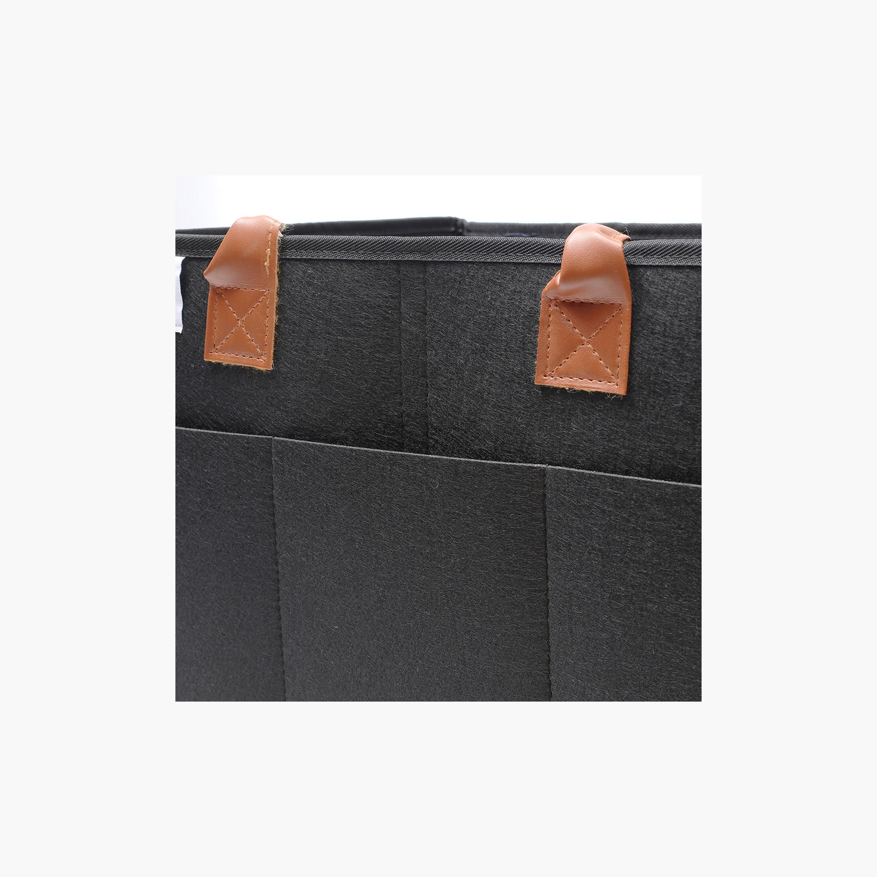 Little Story Diaper Caddy + Pouch, Medium, Black-baby-diapering-diaperbags-image-3