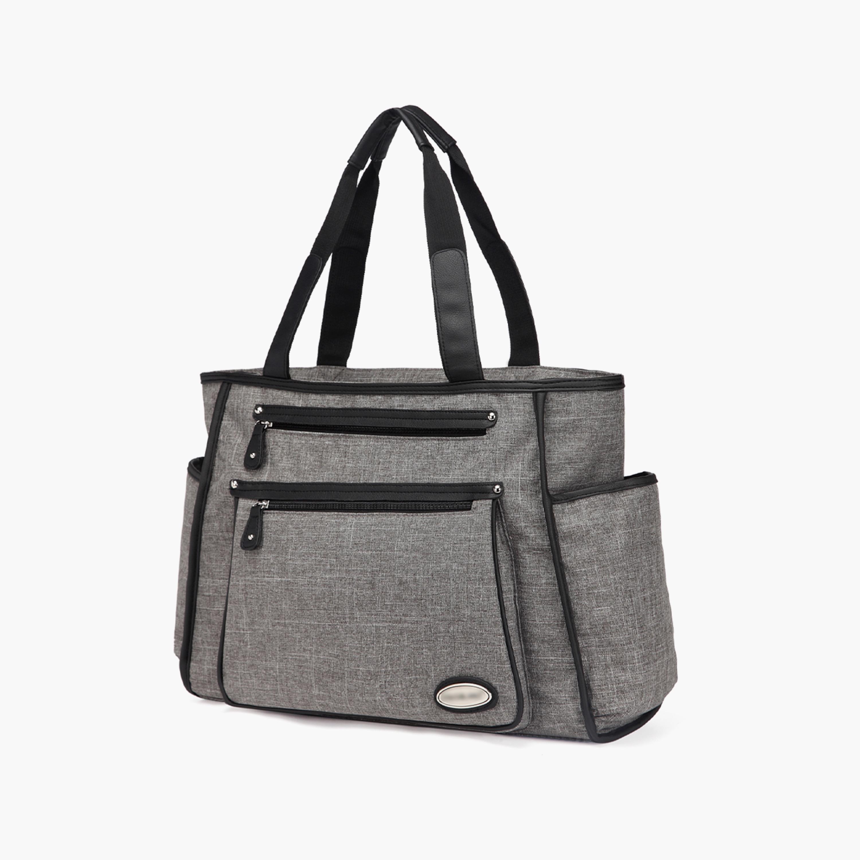 Little Story Betty Diaper Bag, Grey-baby-diapering-diaperbags-image-4