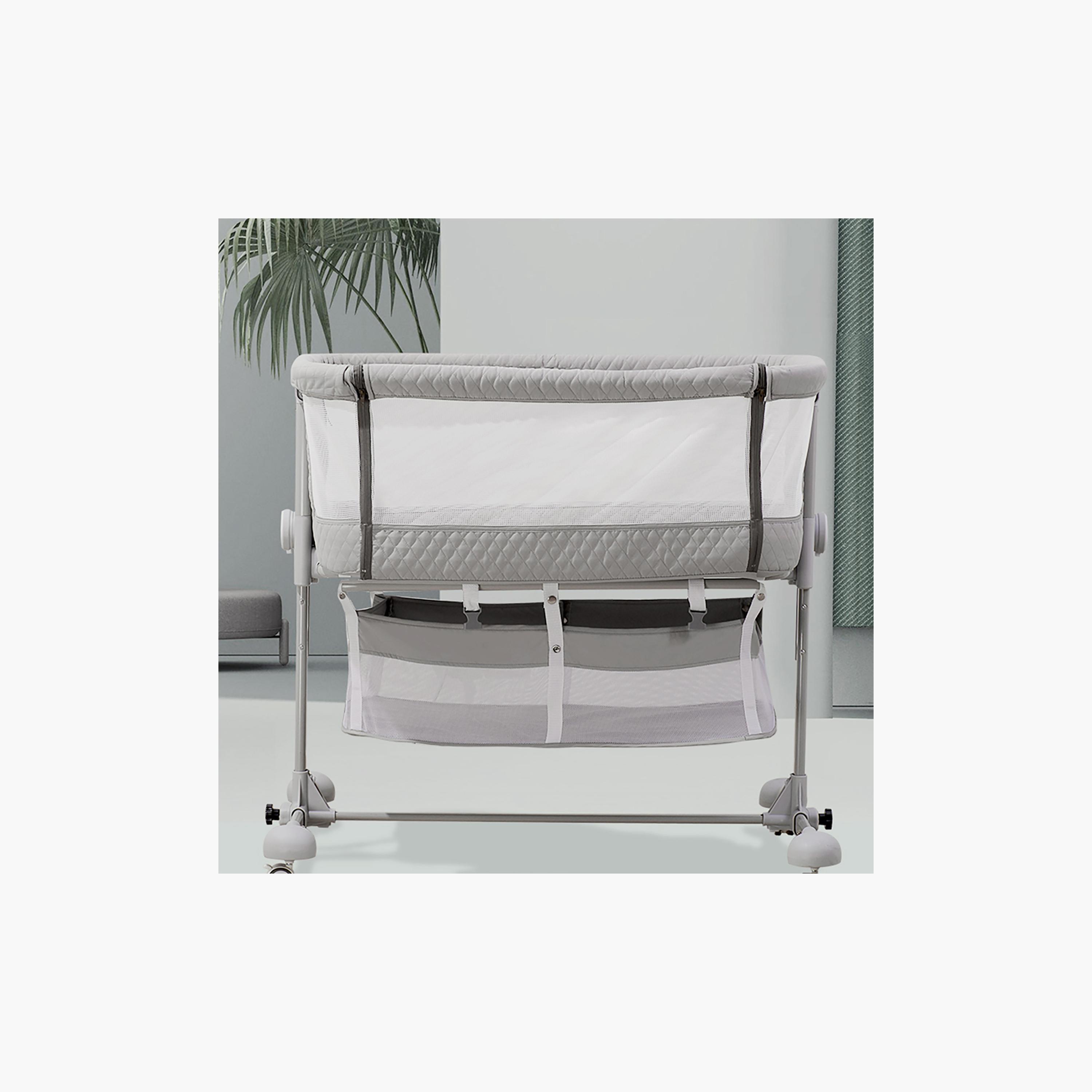 Sunveno Bedside Cot And Crib With Mosquito Net-baby-nursery-furniture-cribsandbeds-bassinets-image-2