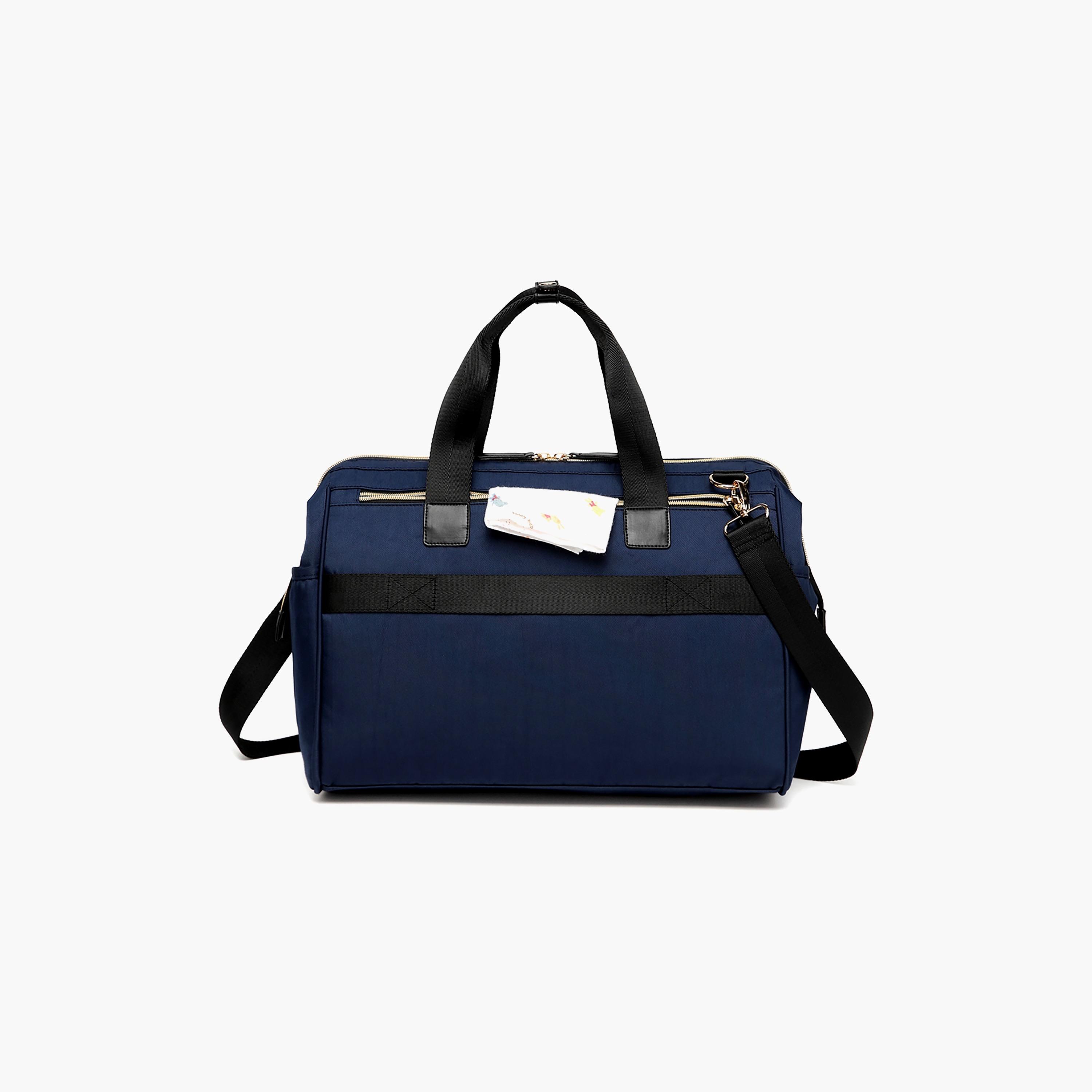 Little Story Zeera Mom Dad Diaper Bag, Navy Blue-baby-gear-diaperbags-image-3