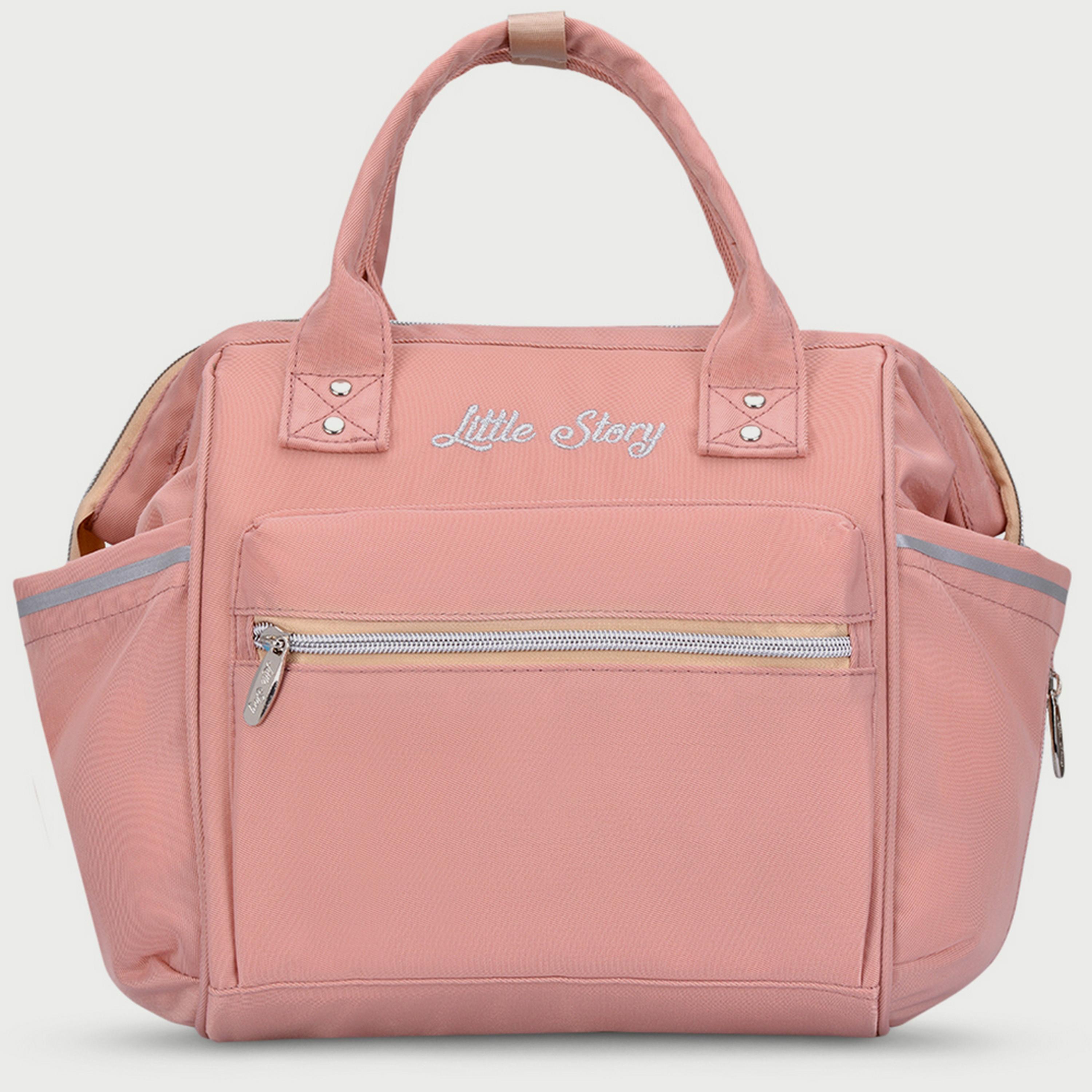 Little Story Ace Diaper Bag, Pink-baby-diapering-diaperbags-image-1