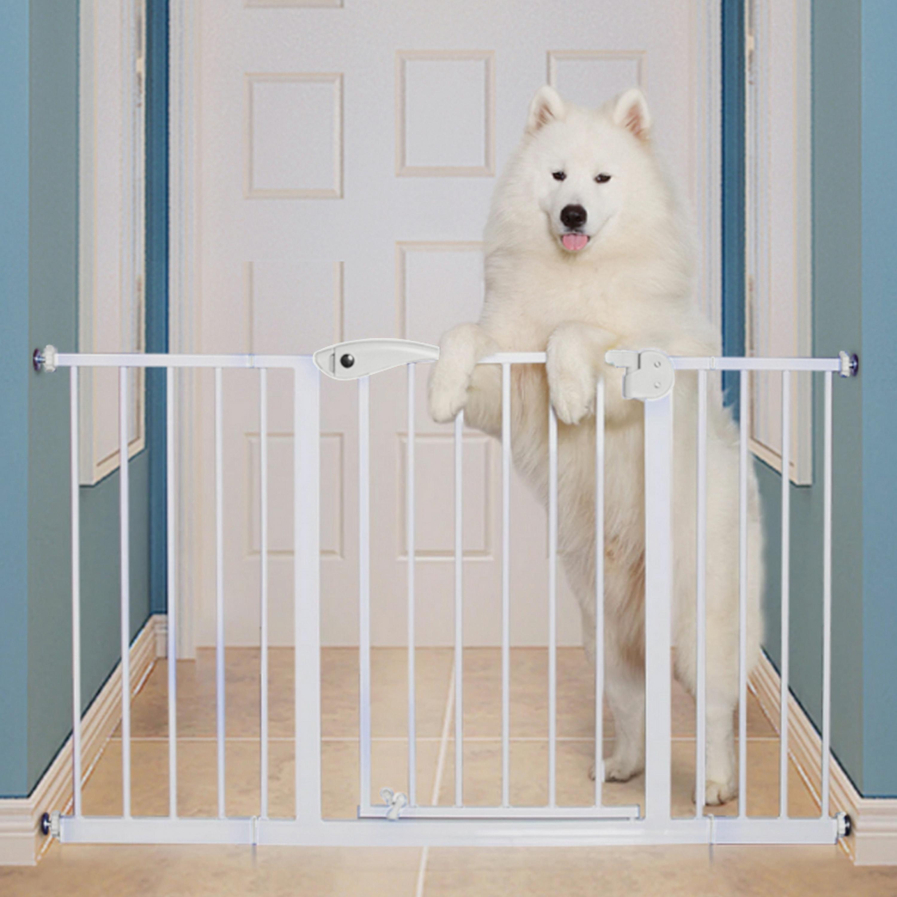 Baby Safe Metal Safety Gate With 30Cm Extension, White-baby-healthandsafety-babyproofing-image-8