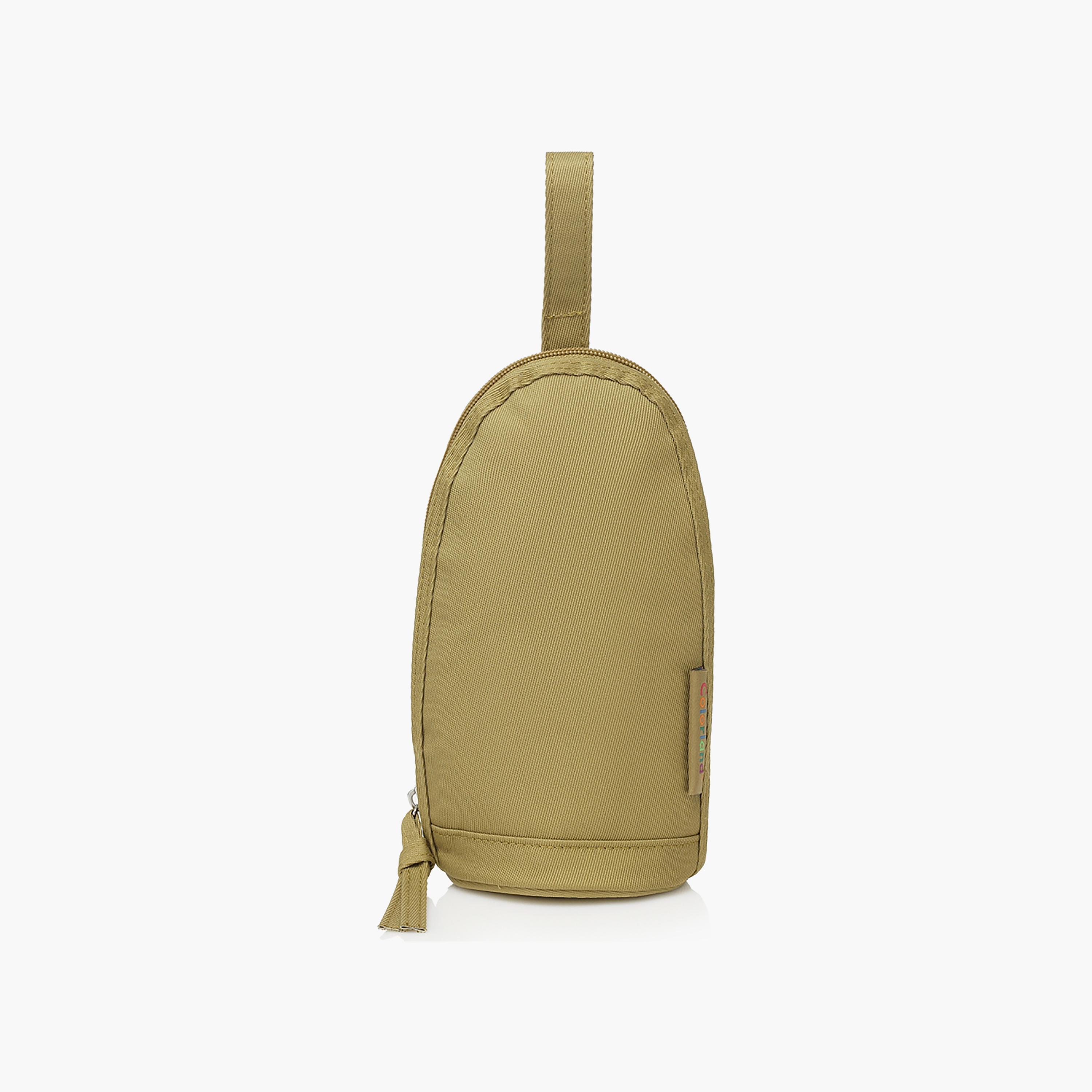 Little Story Insulated Bottle Bag, Khaki-baby-feeding-feedingbottles-bottlecovers-image-1