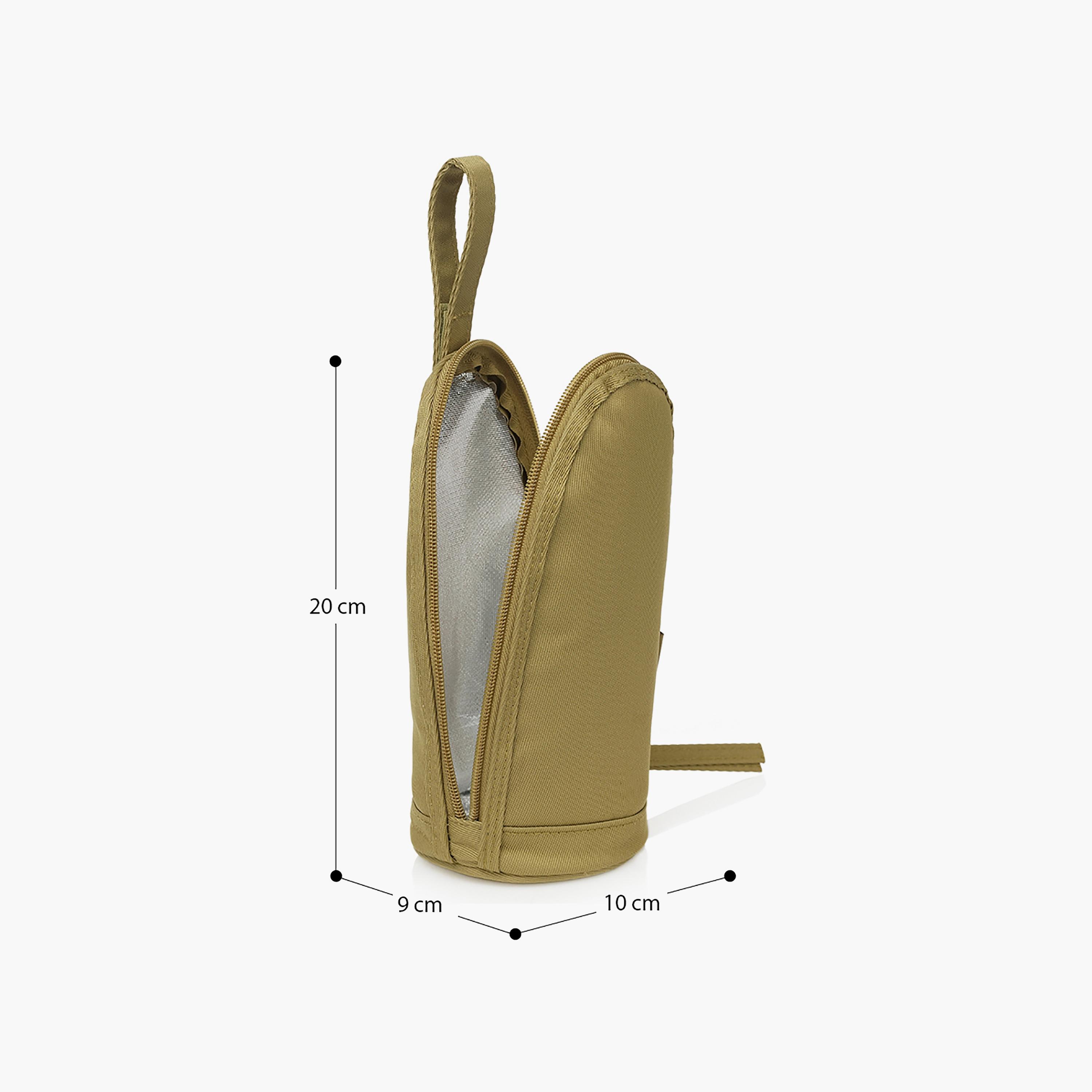 Little Story Insulated Bottle Bag, Khaki-baby-feeding-feedingbottles-bottlecovers-image-5