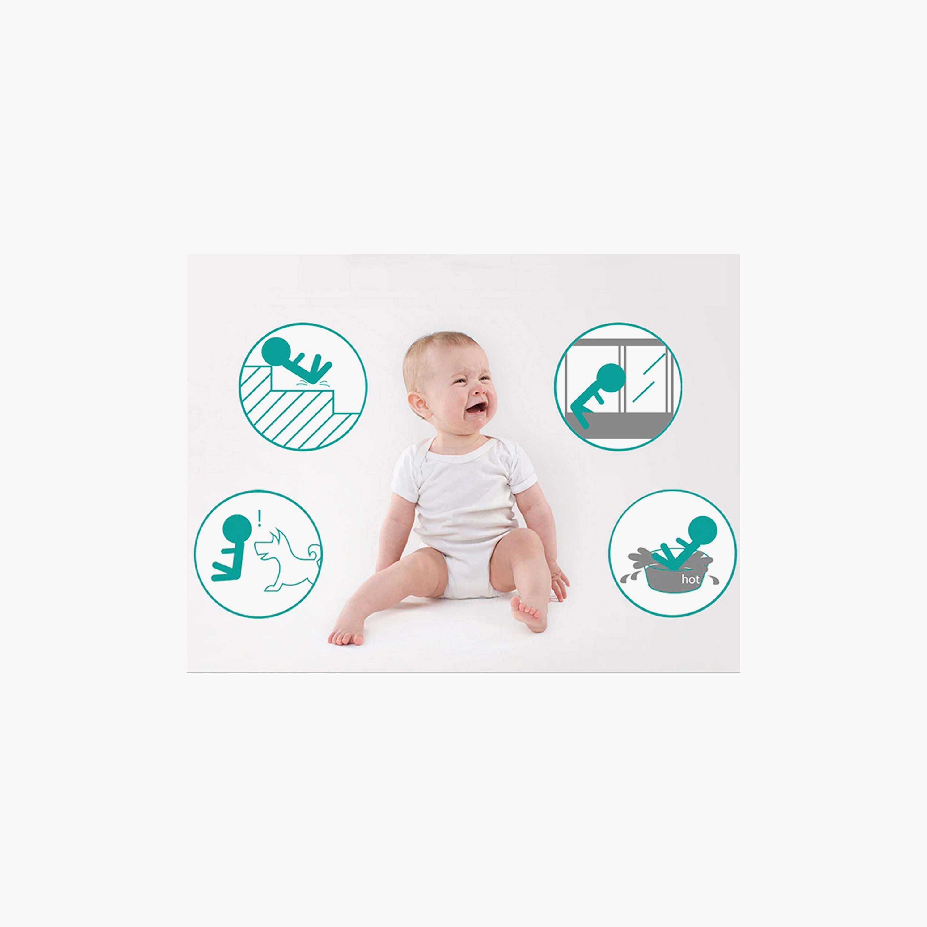 Baby Safe Led Light Gate Extension, 30Cm-baby-healthandsafety-babyproofing-image-5