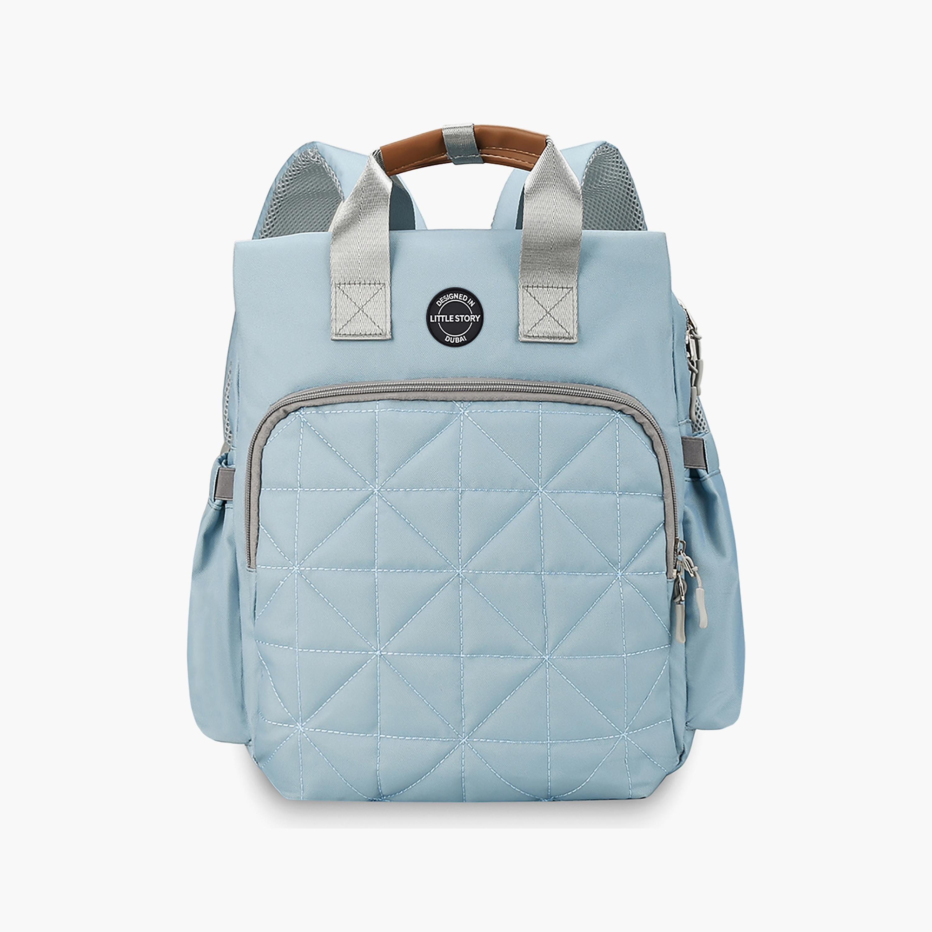 Little Story Styler Diaper Backpack, Blue-baby-gear-diaperbags-image-1