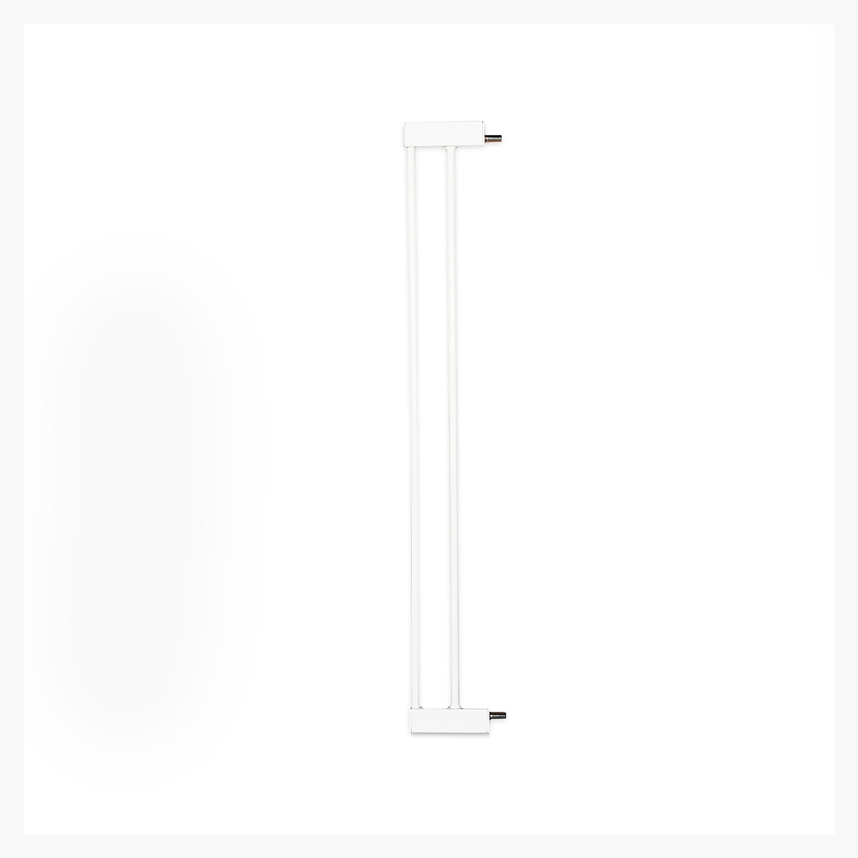 Baby Safe Metal Safety Led Gate With 10Cm Extension, White-baby-healthandsafety-babyproofing-image-3