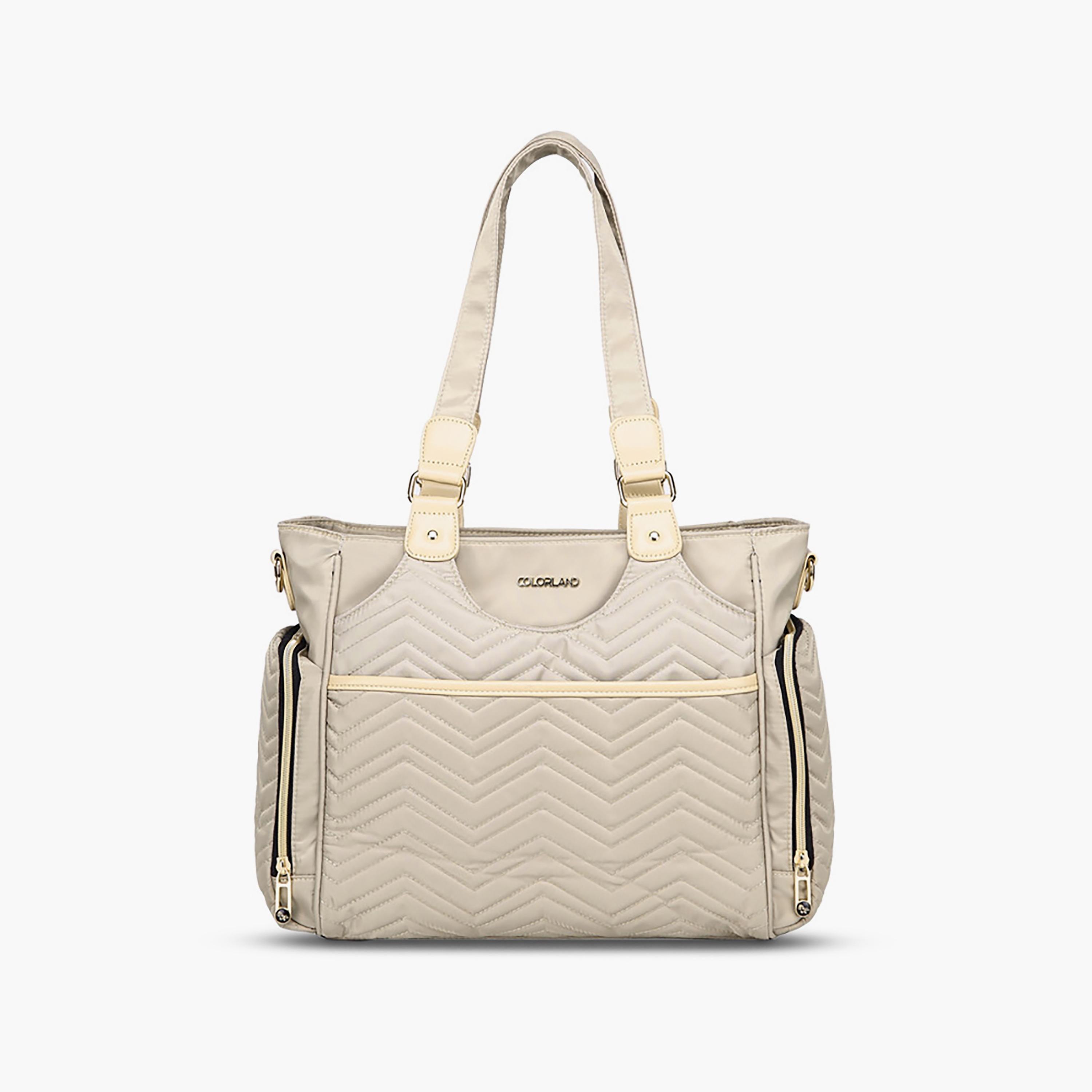 Little Story Matilda Diaper Bag, Ivory-baby-diapering-diaperbags-image-1