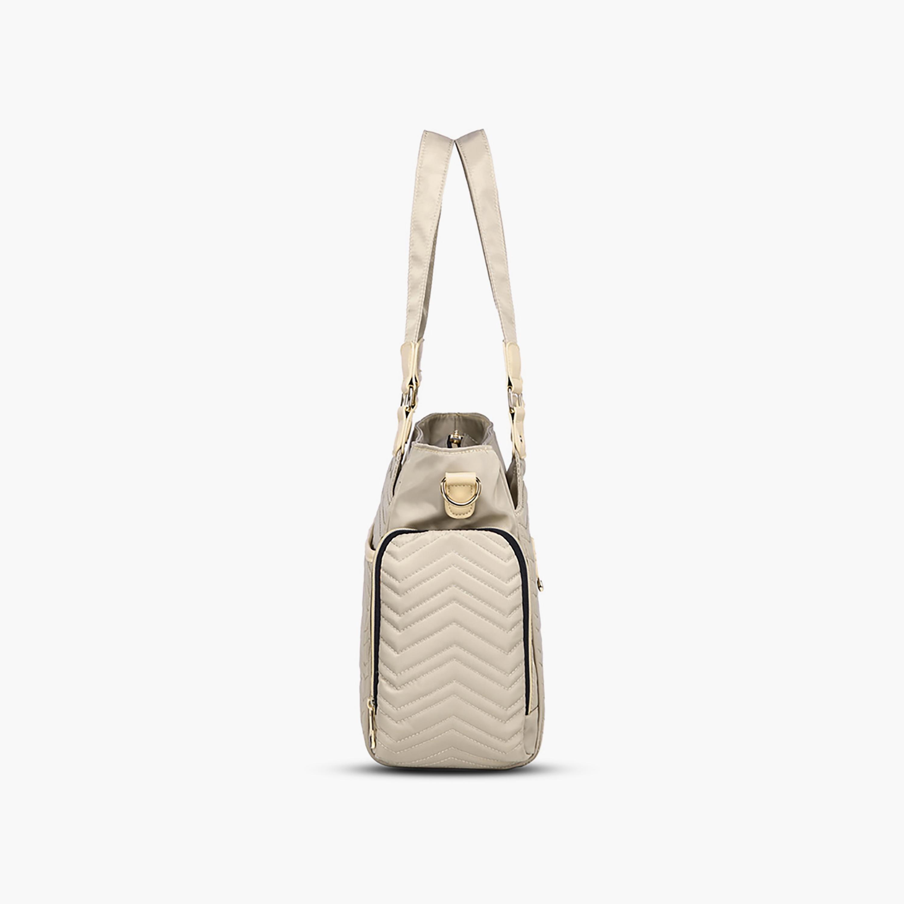 Little Story Matilda Diaper Bag, Ivory-baby-diapering-diaperbags-image-5
