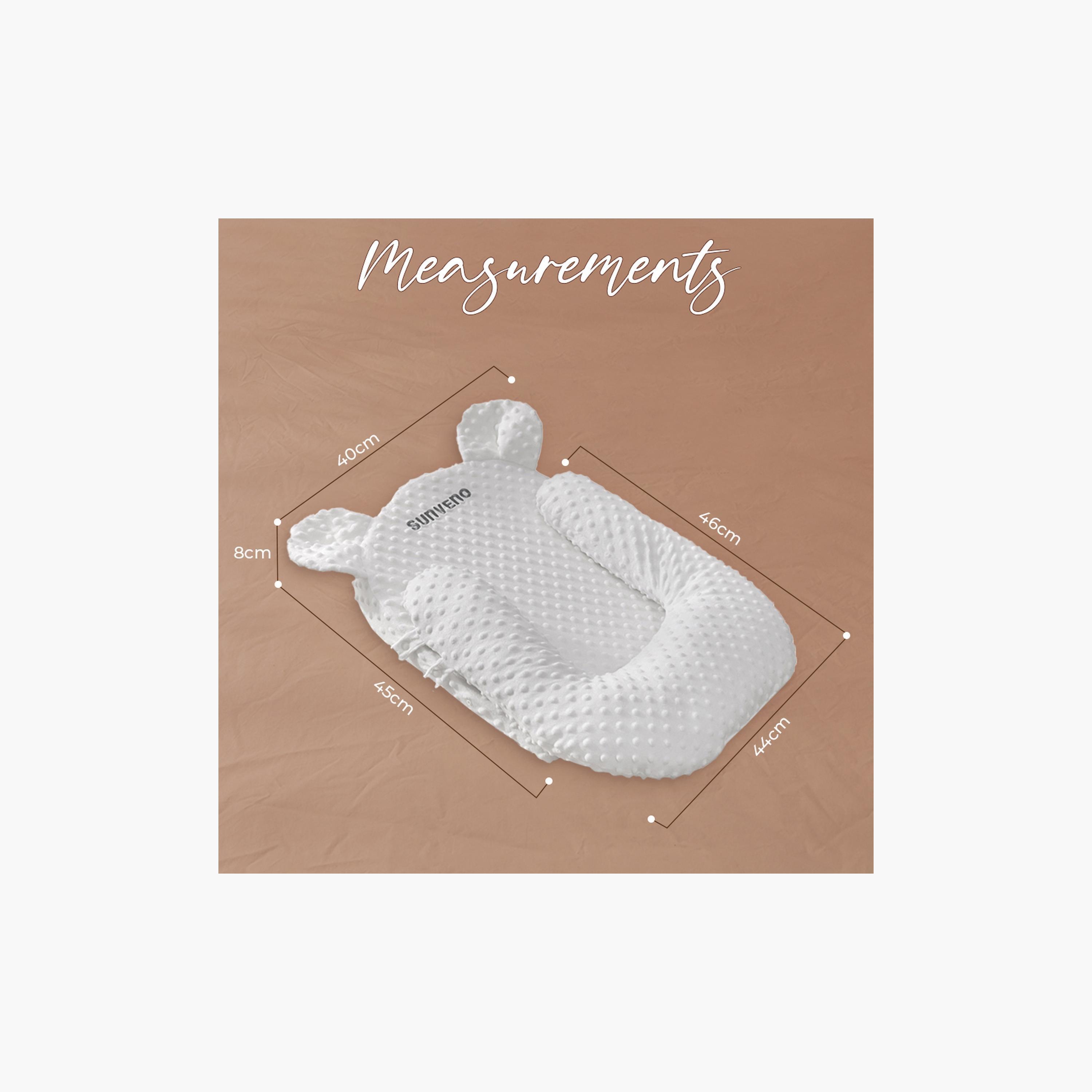 Sunveno Portable Baby Anti-Spill Milk U Shape Pillow With 10° Slope Pad-baby-nursery-babybedding-image-4