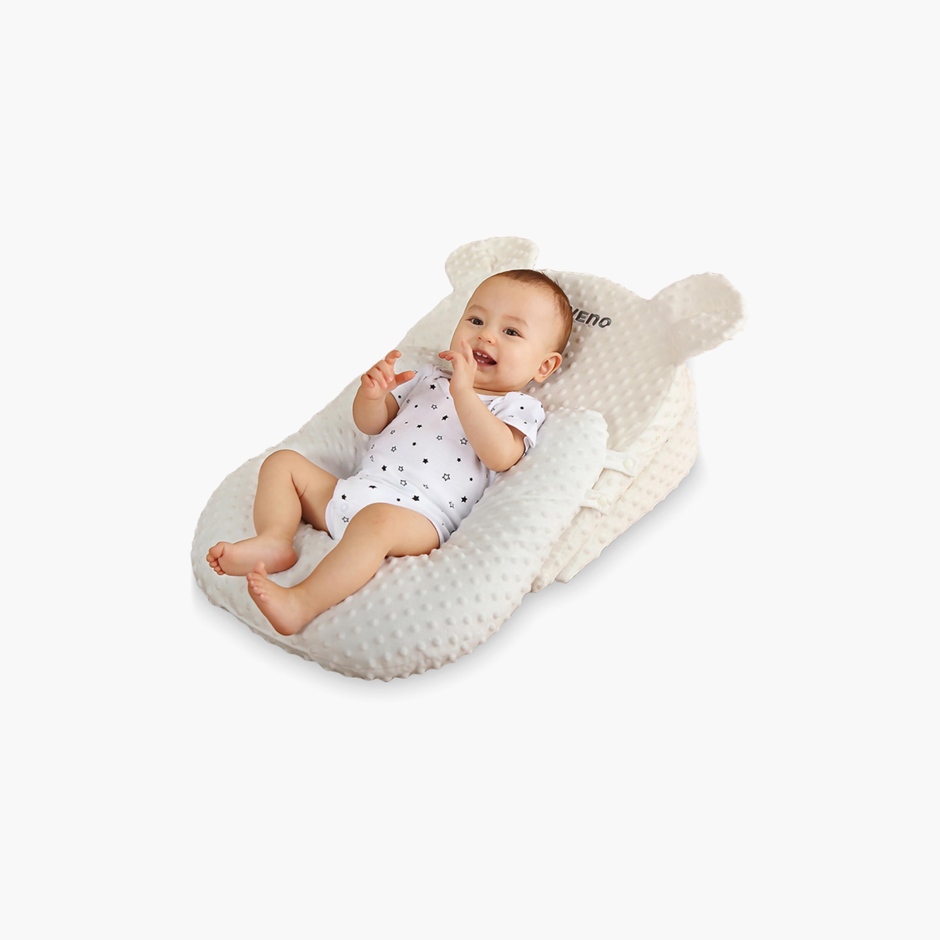 Sunveno Portable Baby Anti-Spill Milk U Shape Pillow With 10° & 15° Slope Pad-baby-nursery-babybedding-image-1