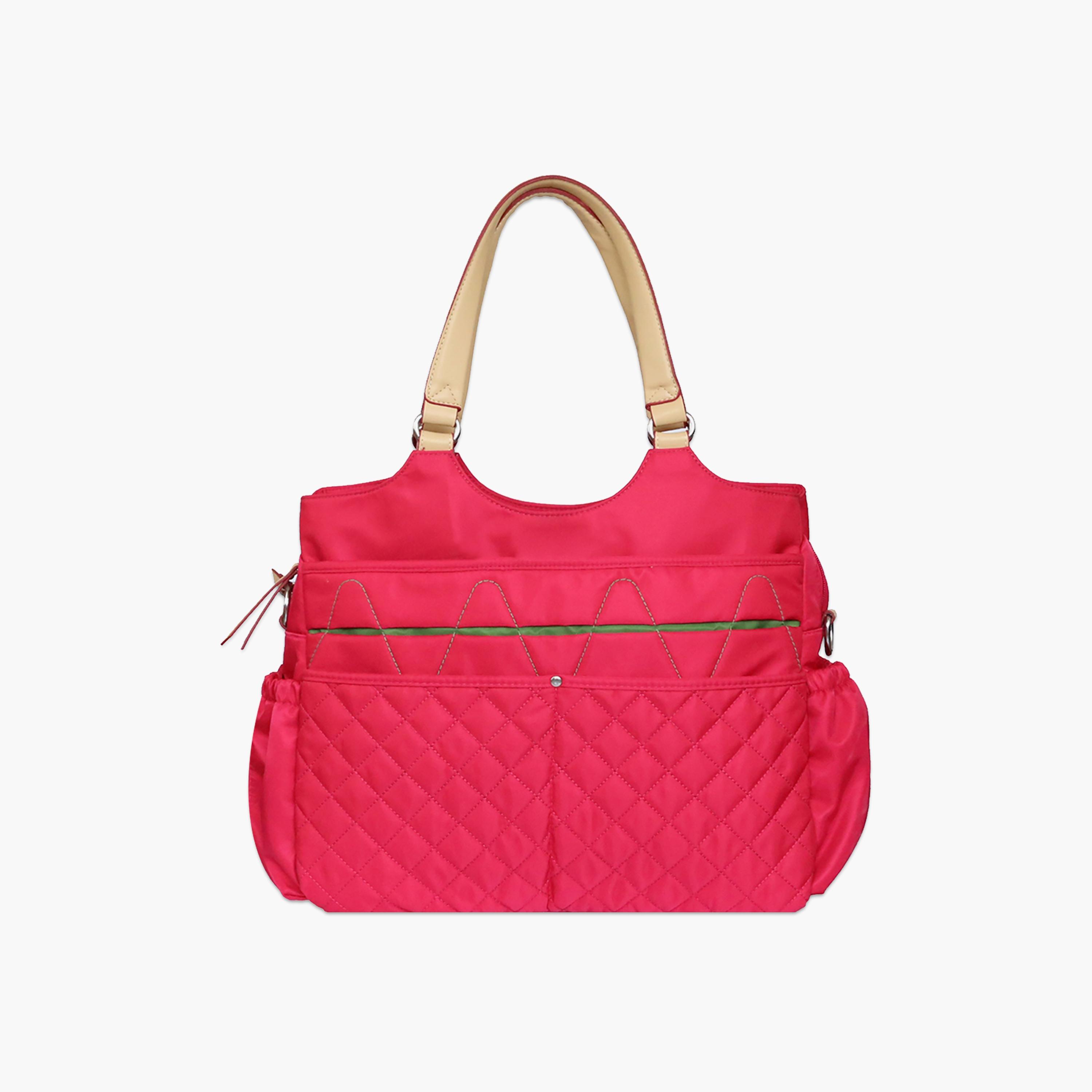 Sunveno Fashion Diaper Bag, Red-baby-gear-diaperbags-image-1