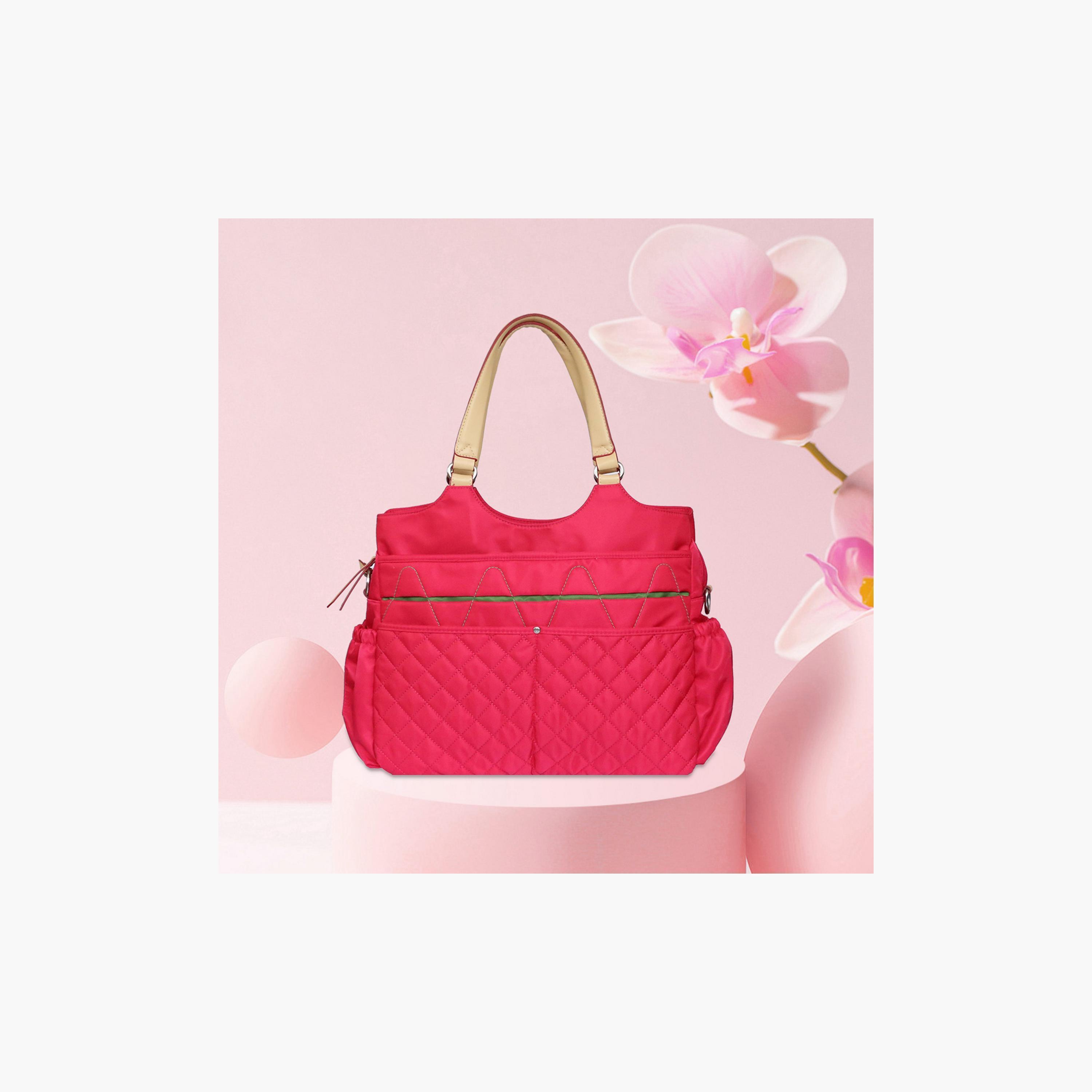 Sunveno Fashion Diaper Bag, Red-baby-gear-diaperbags-image-4