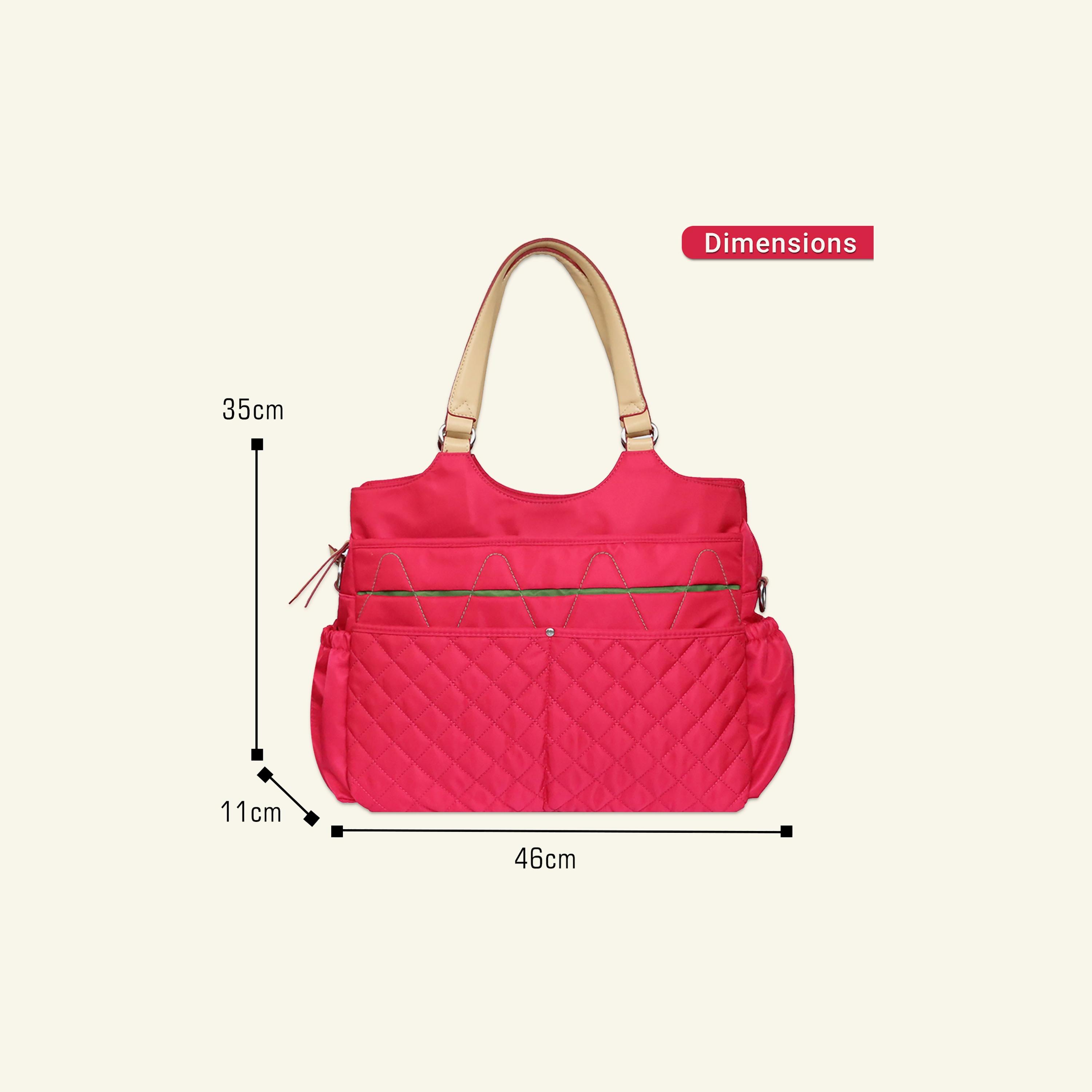 Sunveno Fashion Diaper Bag, Red-baby-gear-diaperbags-image-5