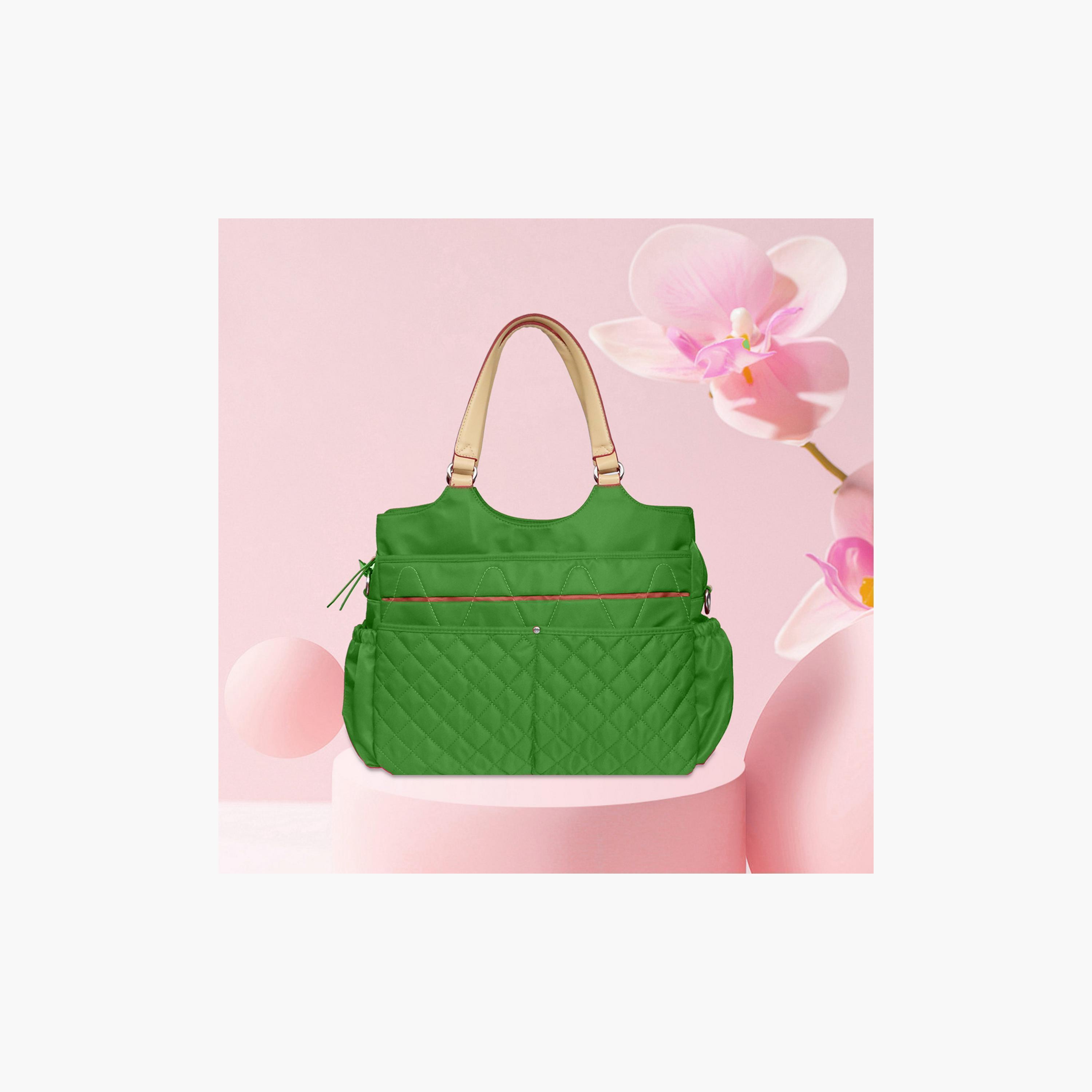 Sunveno Fashion Diaper Bag, Green-baby-diapering-diaperbags-image-2