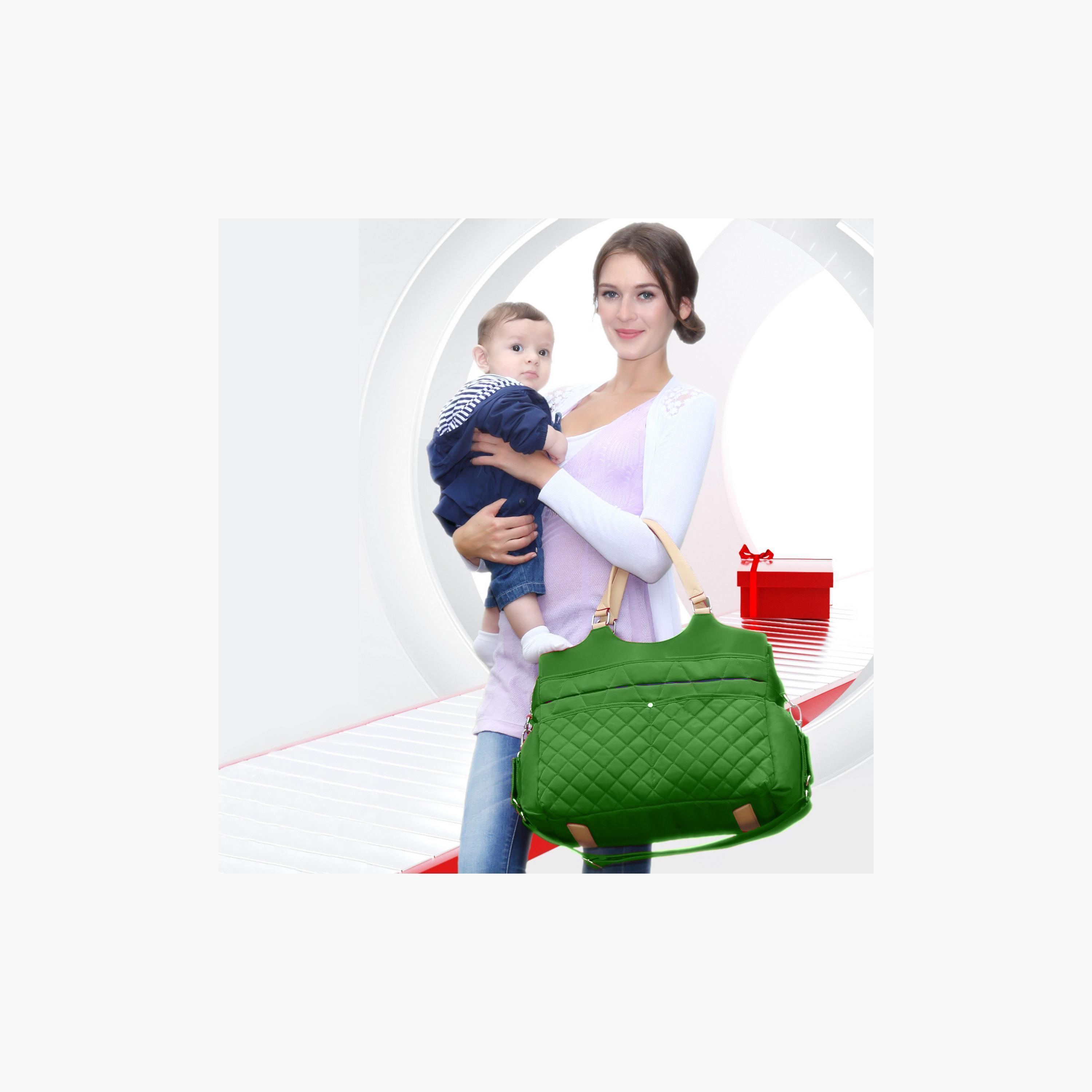 Sunveno Fashion Diaper Bag, Green-baby-diapering-diaperbags-image-4
