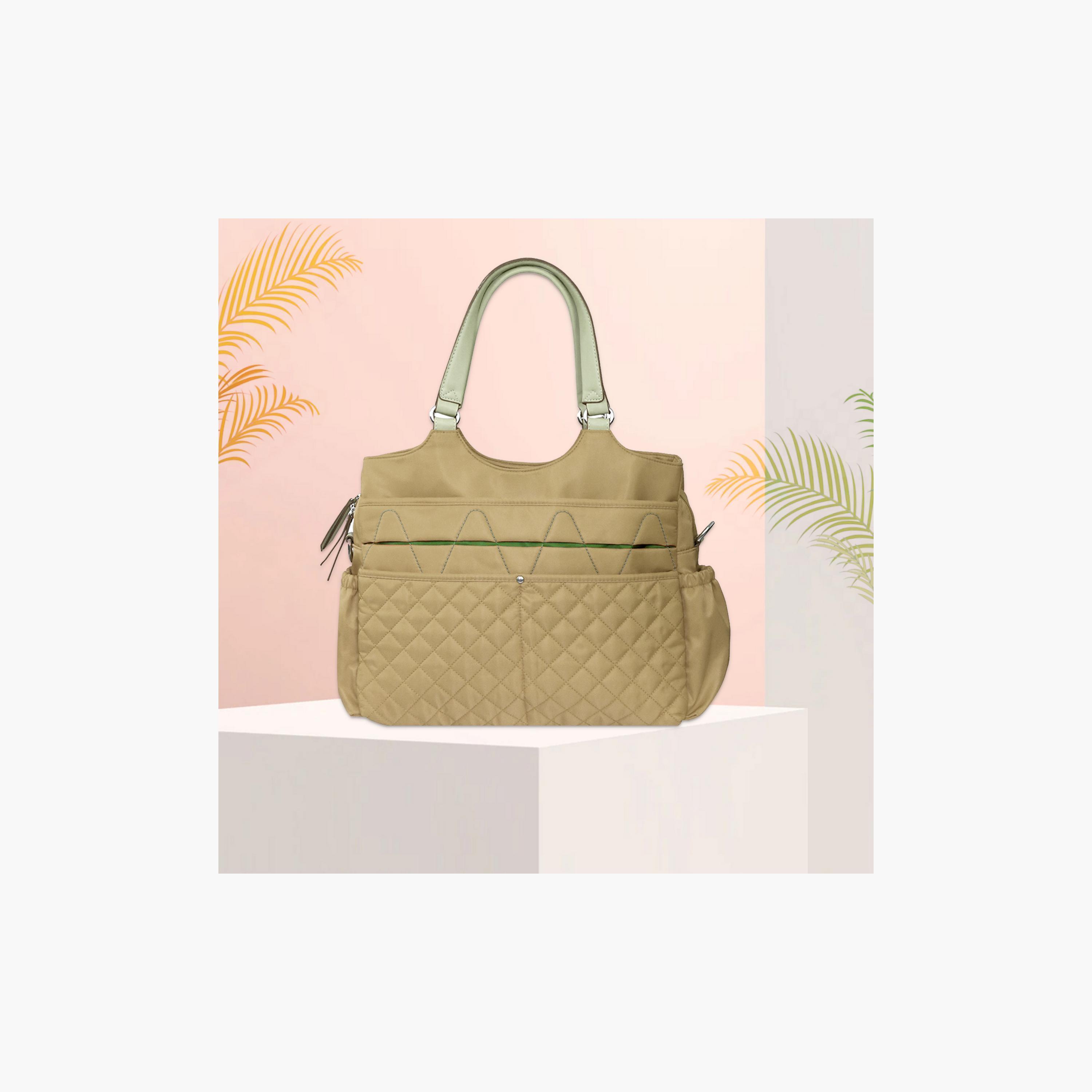 Sunveno Fashion Diaper Bag, Khaki-baby-diapering-diaperbags-image-2