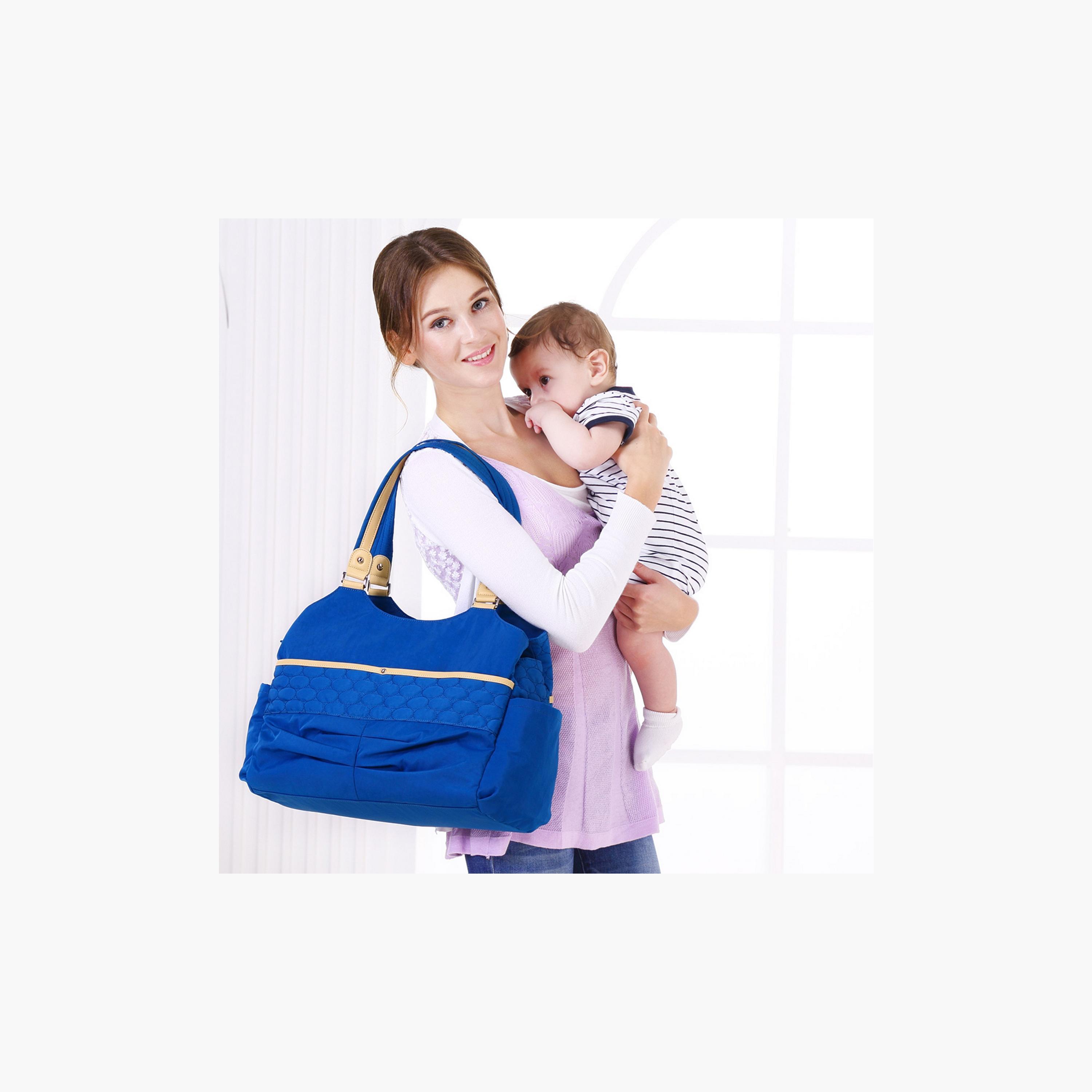 حقيبة الحفاضات فاشون من صنفينو، أزرق-baby-gear-diaperbags-image-3