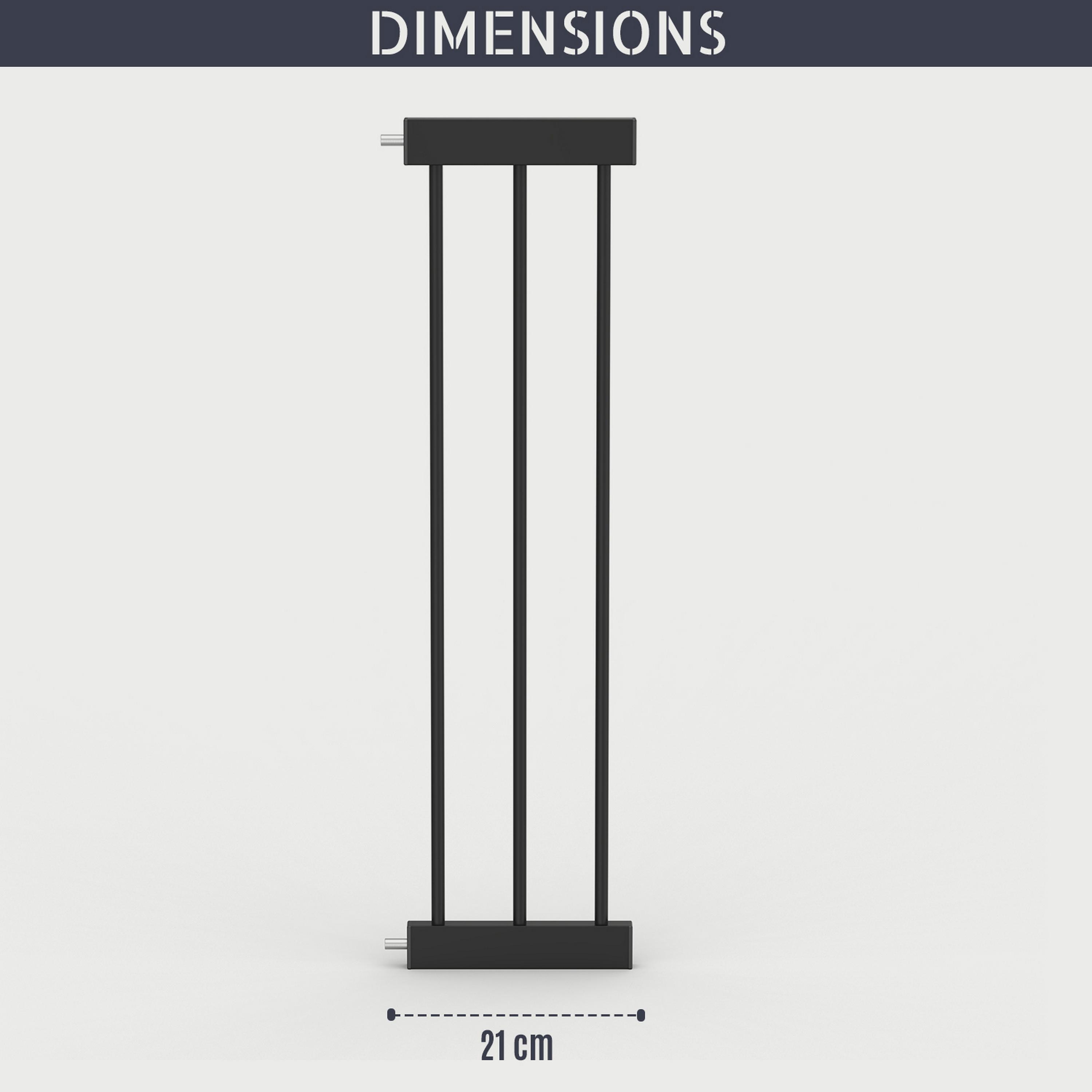 Baby Safe Safety Gate Extension, 21Cm, Black-baby-healthandsafety-babyproofing-image-5