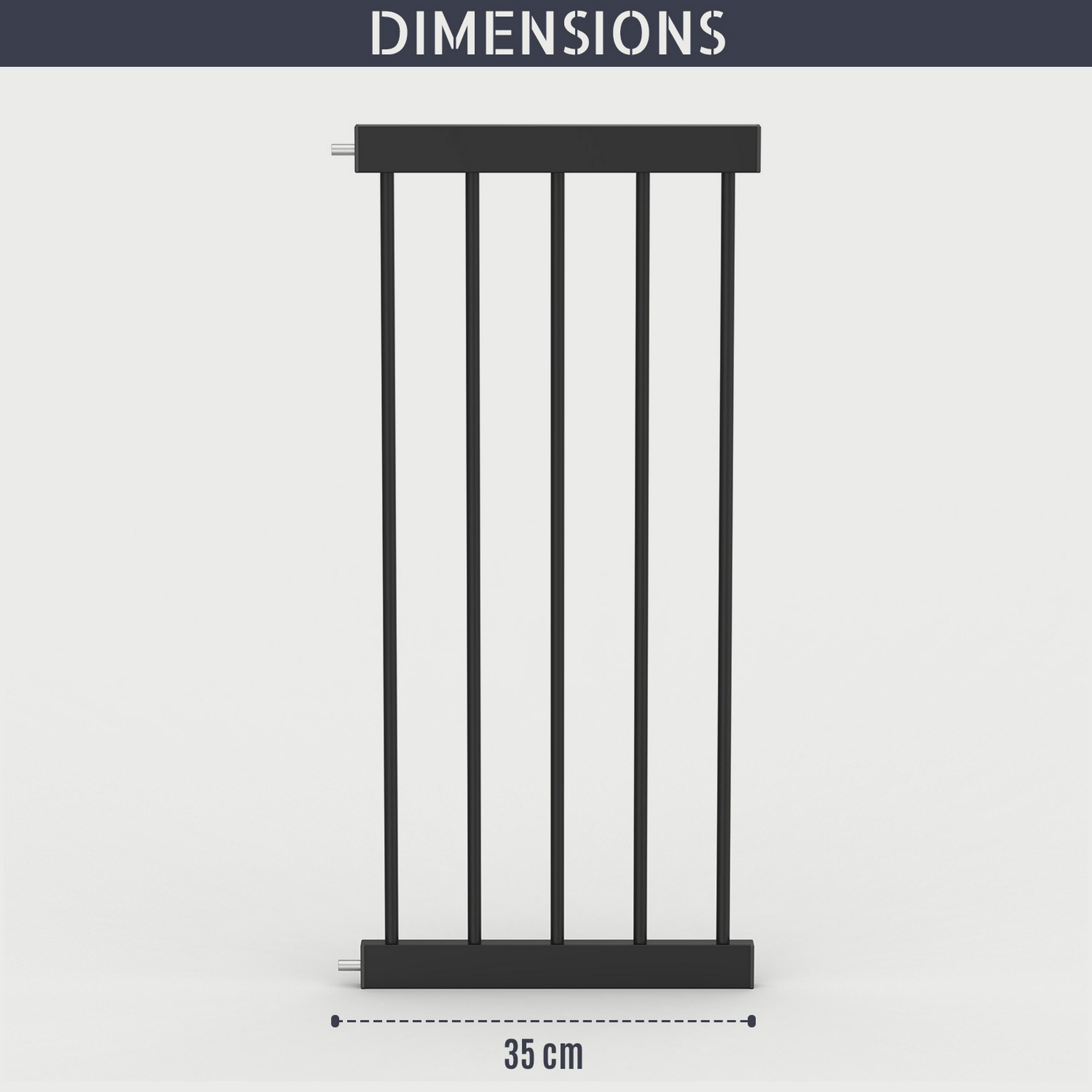 Baby Safe Safety Gate Extension, 35Cm, Black-baby-healthandsafety-babyproofing-image-5