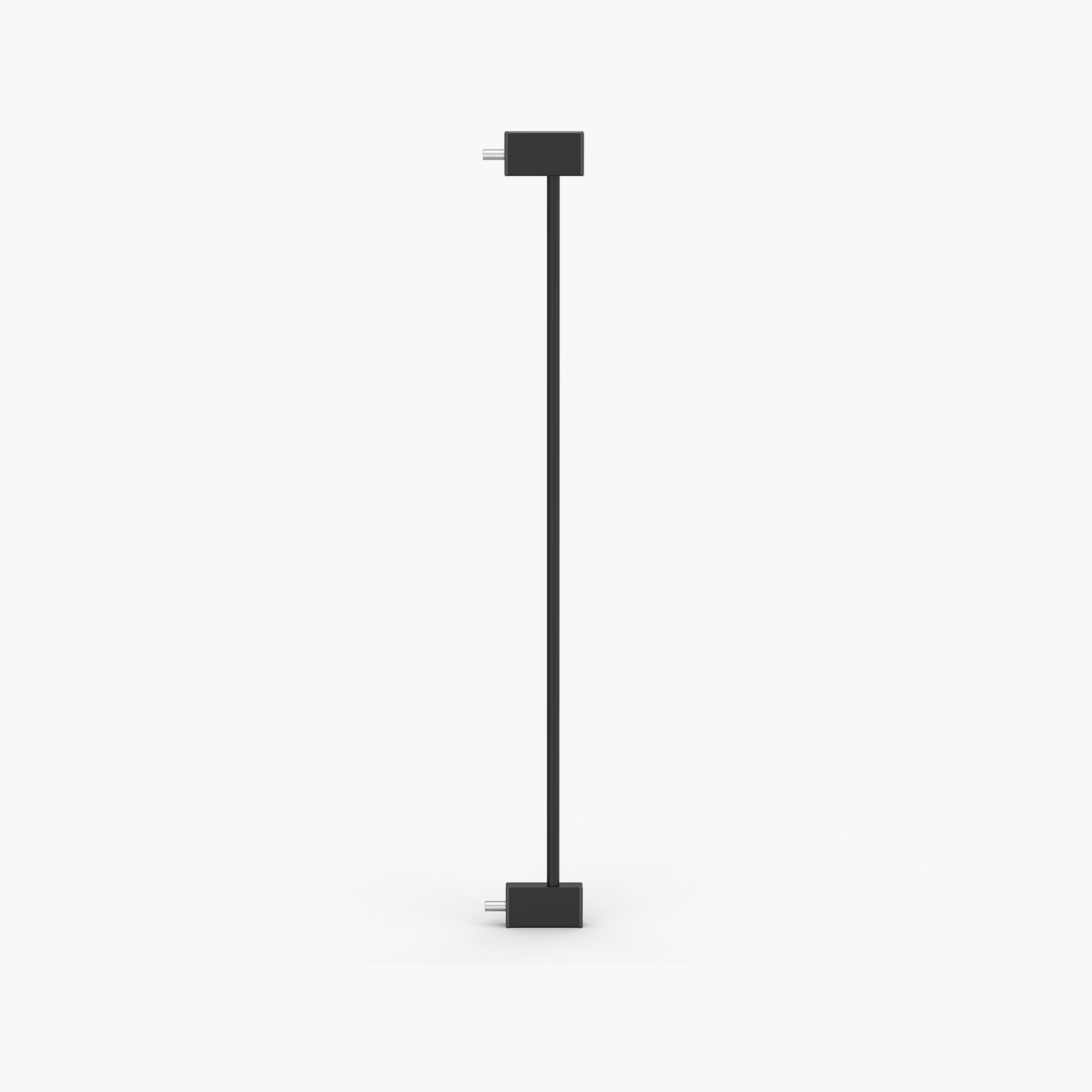 Baby Safe Wooden Safety Gate With 7Cm, Black Extension, Natural Wood-baby-healthandsafety-babyproofing-image-2